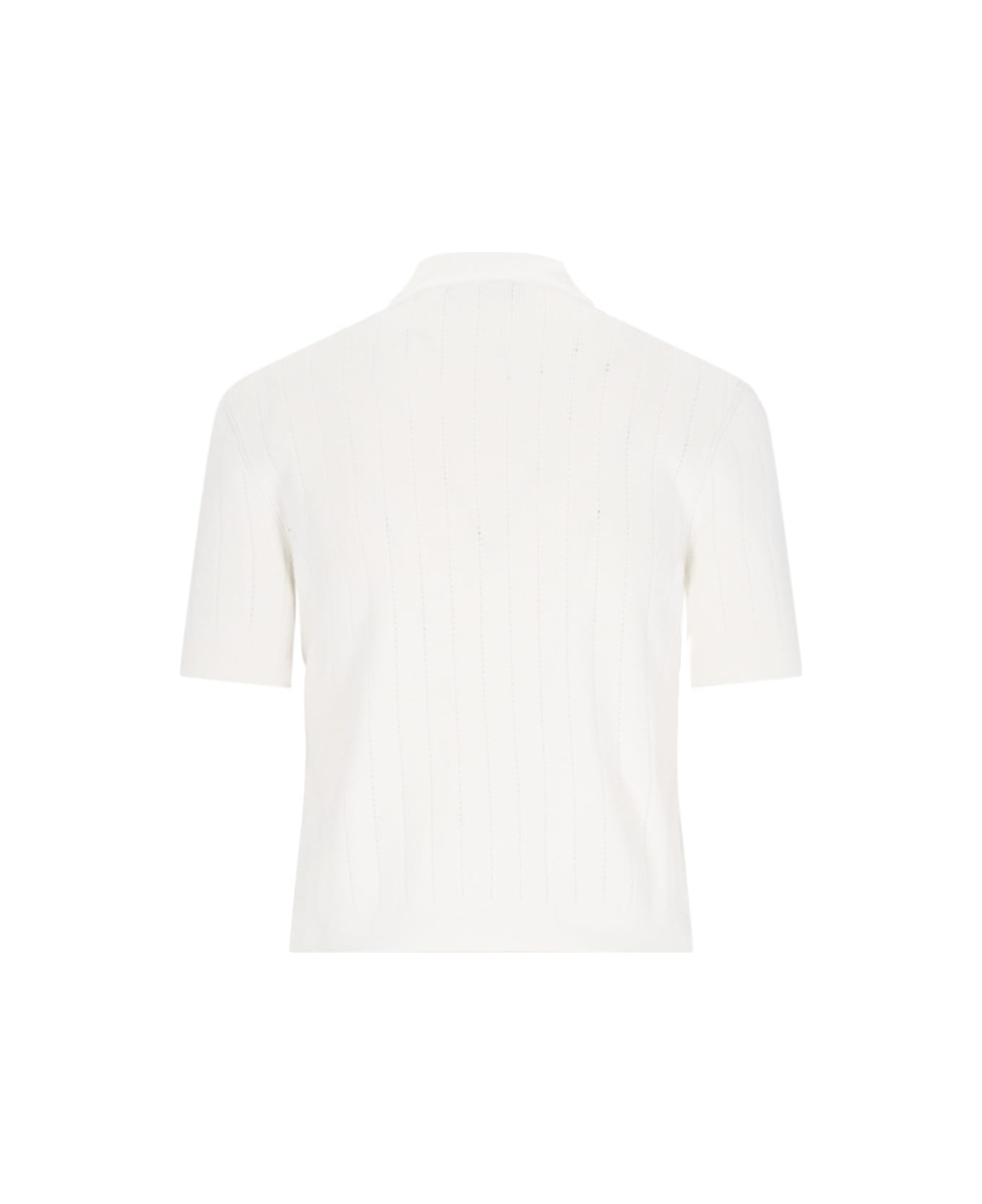 Balmain Knitted Cardigan - White ニットウェア
