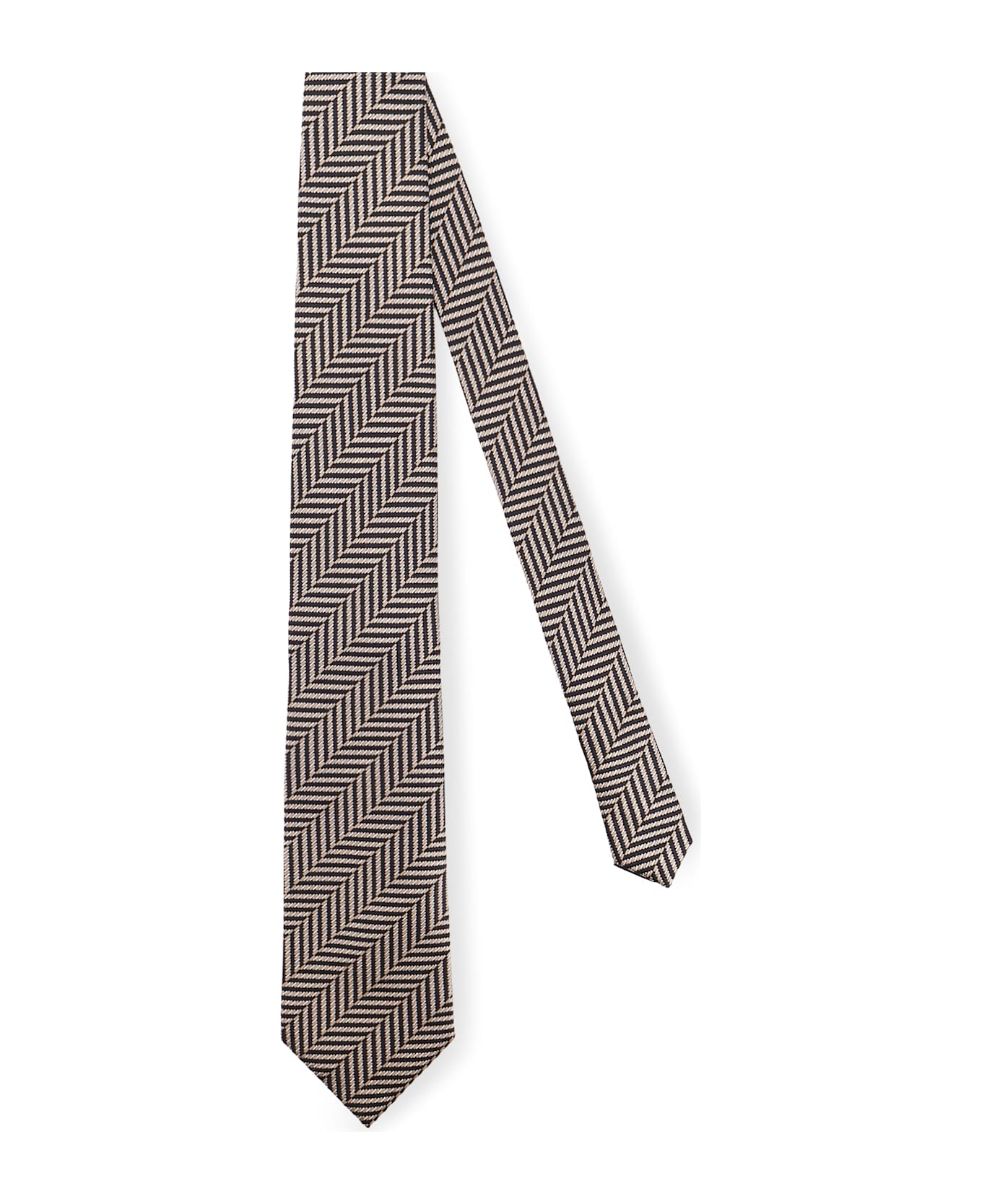 Tom Ford Silk Tie - WARM BRONZE MULTICOLOR