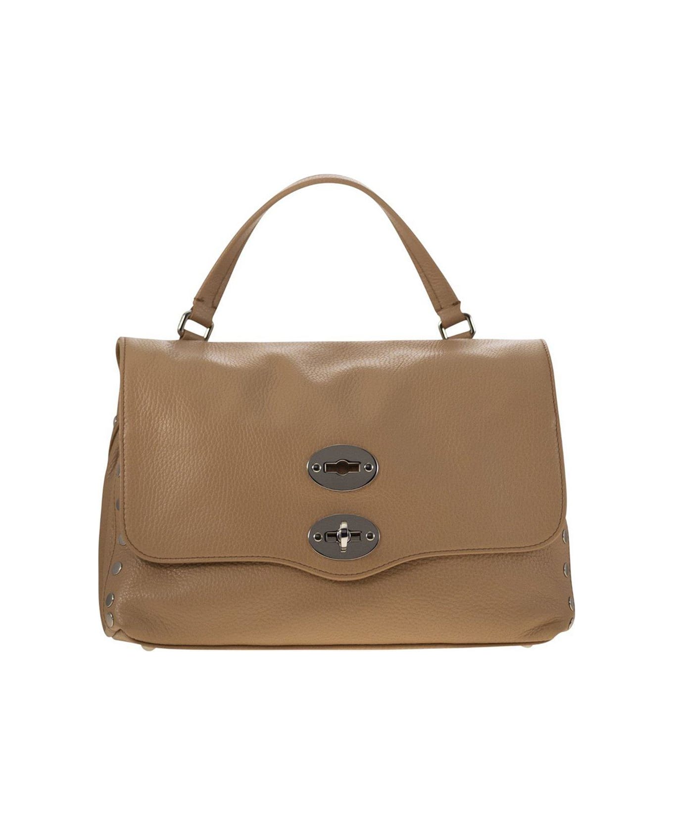 Zanellato Postina Twist-lock Tote Bag - Beige