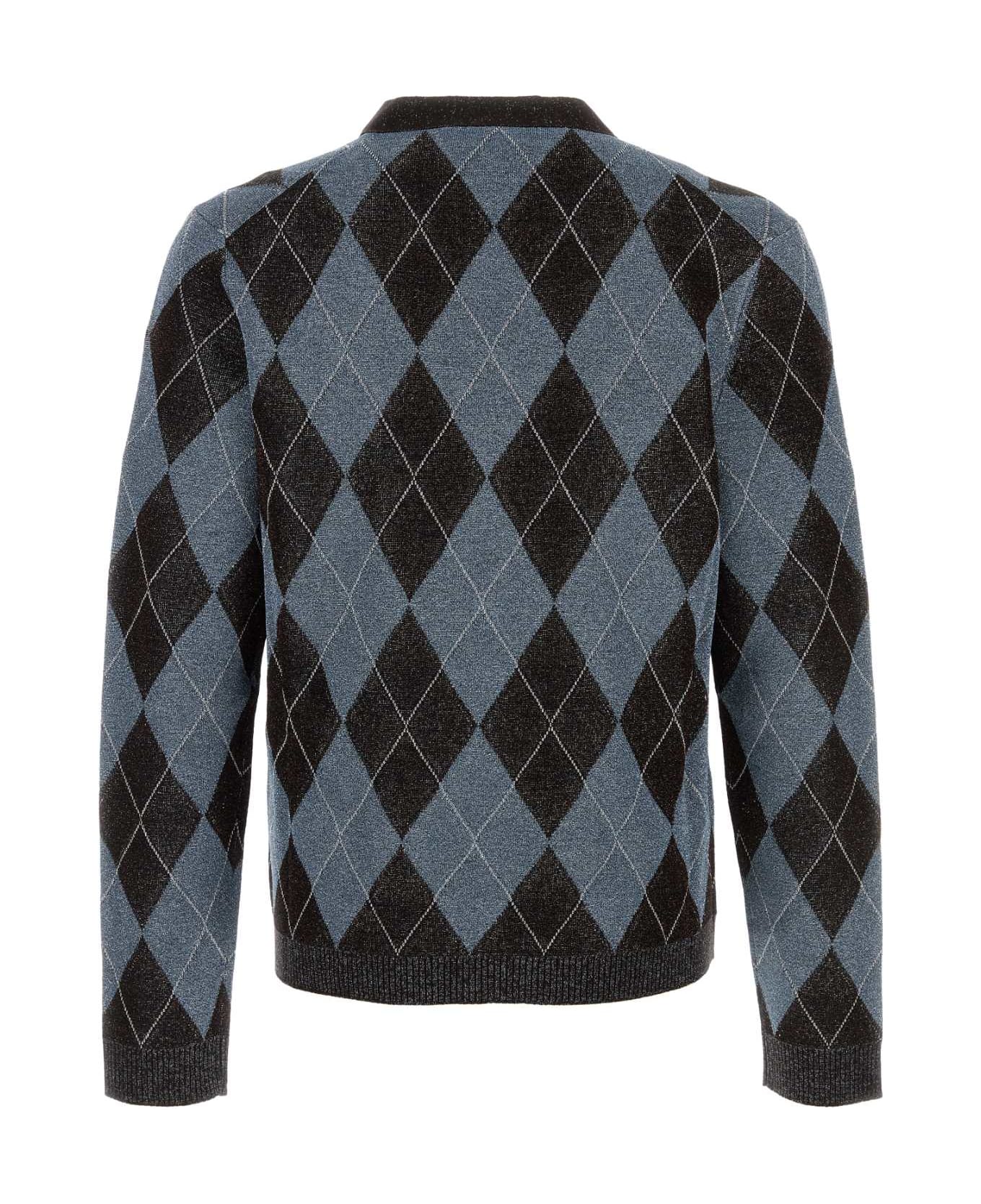 Gucci Embroidered Stretch Wool Blend Cardigan - MULTI