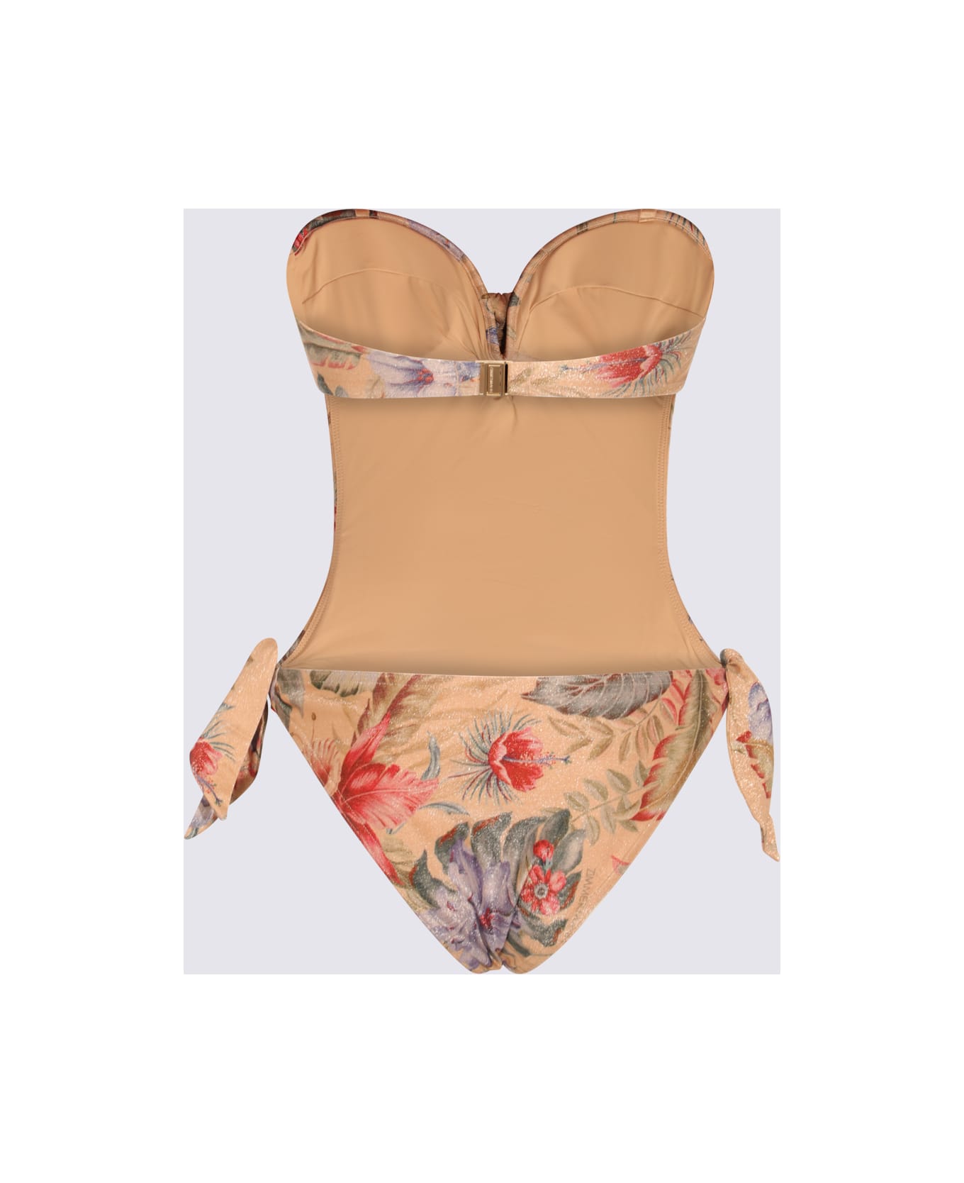 Zimmermann Multicolor Beachwear - TAN MULTI FLORAL