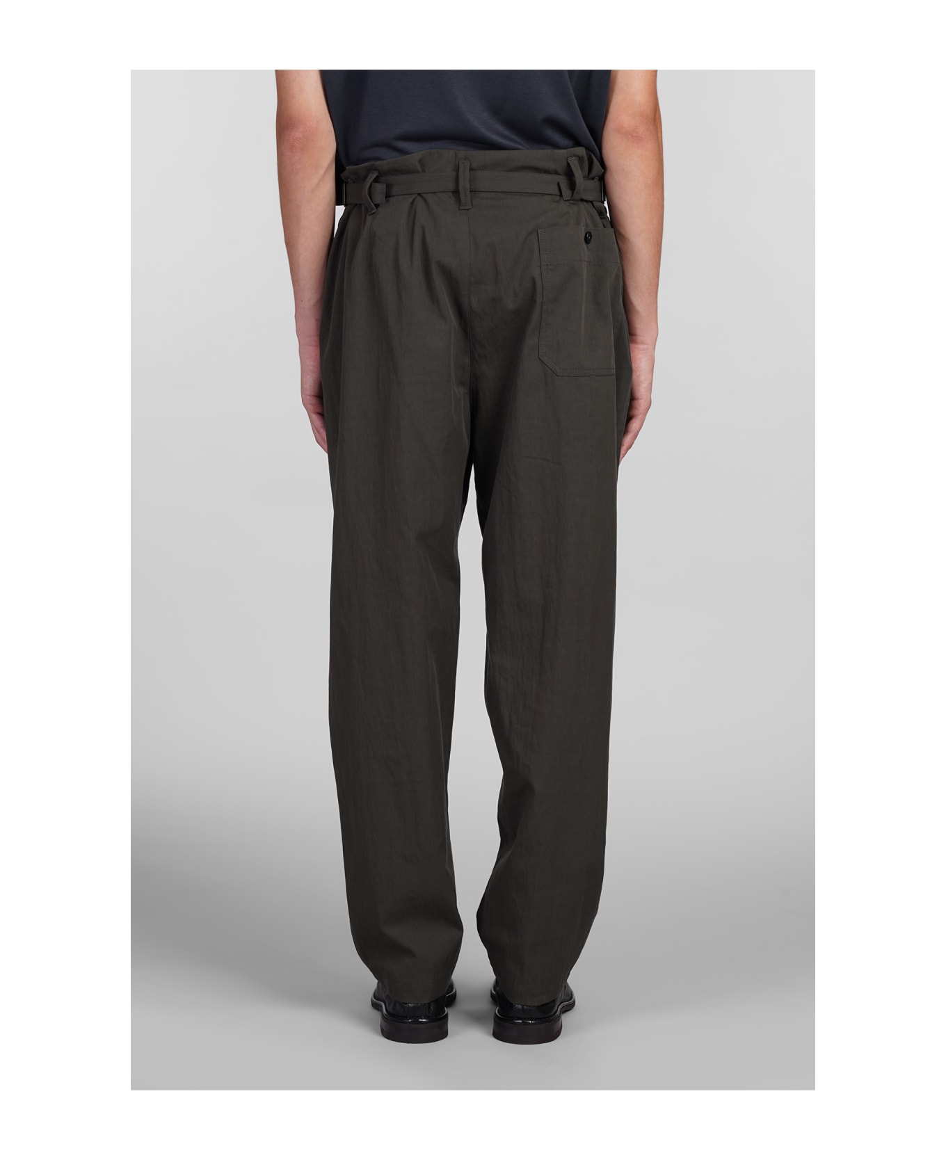 Lemaire Pants In Brown Cotton - brown