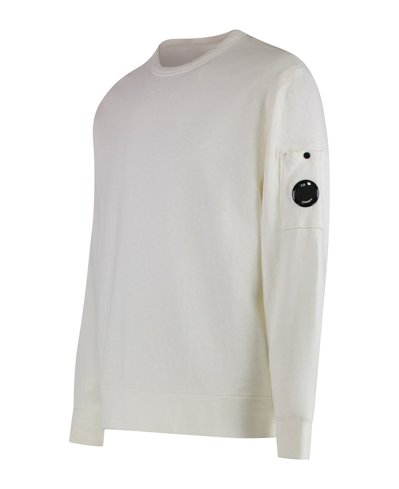 C.P. Company Cotton Crew-neck Sweatshirt - White