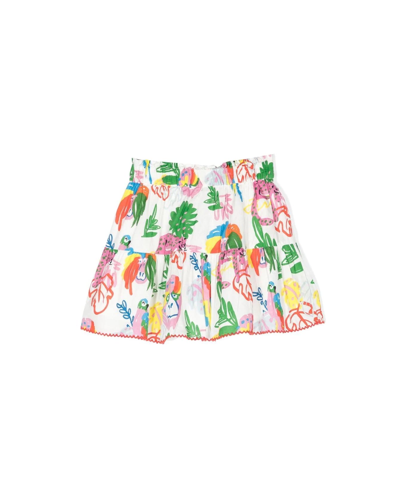 Stella McCartney Kids Skirt - Mc Ivory Colourful
