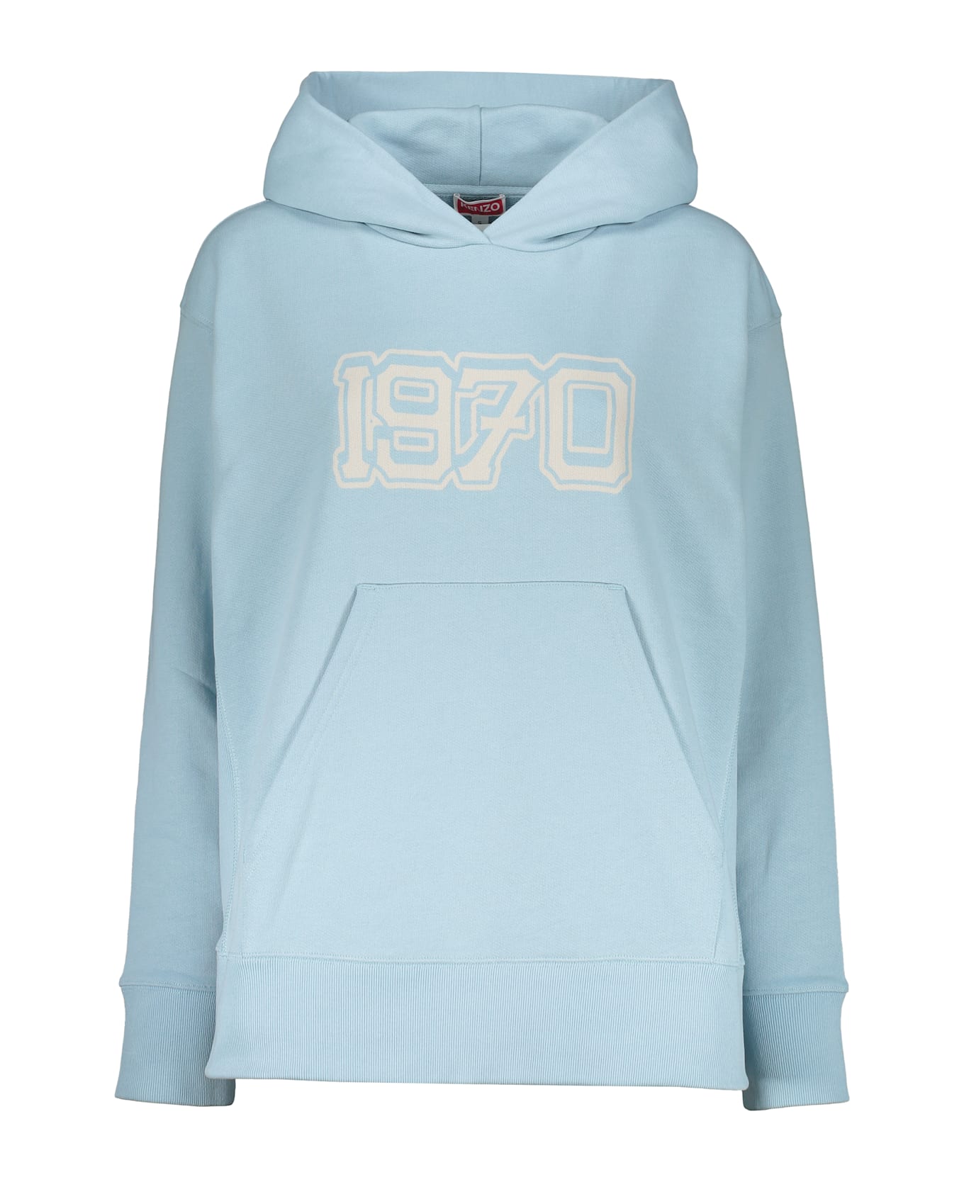 Kenzo Cotton Hoodie - Light Blue