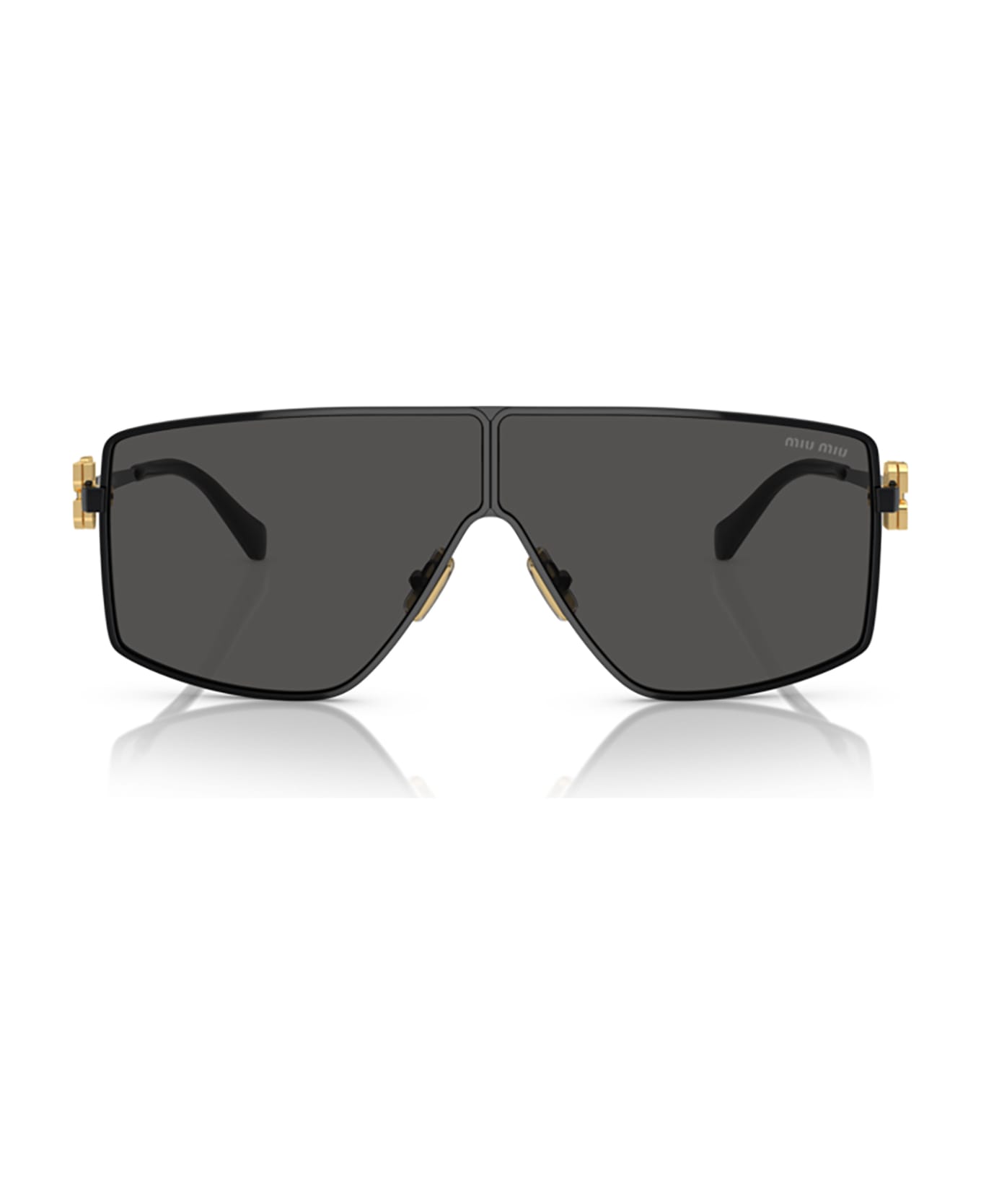 Miu Miu Eyewear Mu 51zs Black Sunglasses - Black