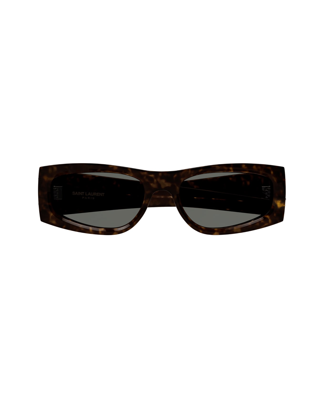 Saint Laurent Eyewear Saint Laurent Sl M140 Linea Monogram 003 Havana Grey Sunglasses - Marrone