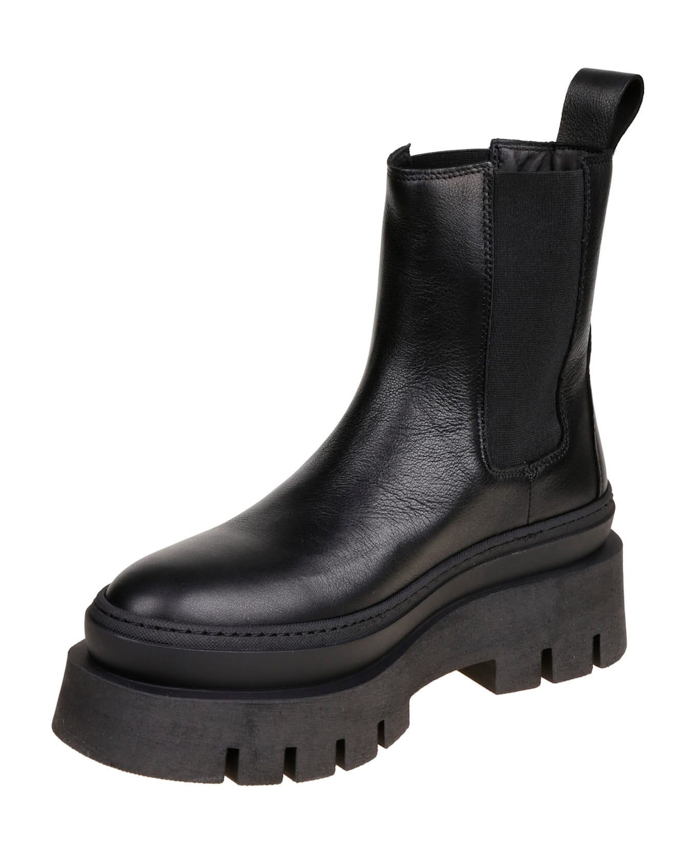 Copenhagen Leather Chelsea Boot - Blk Black