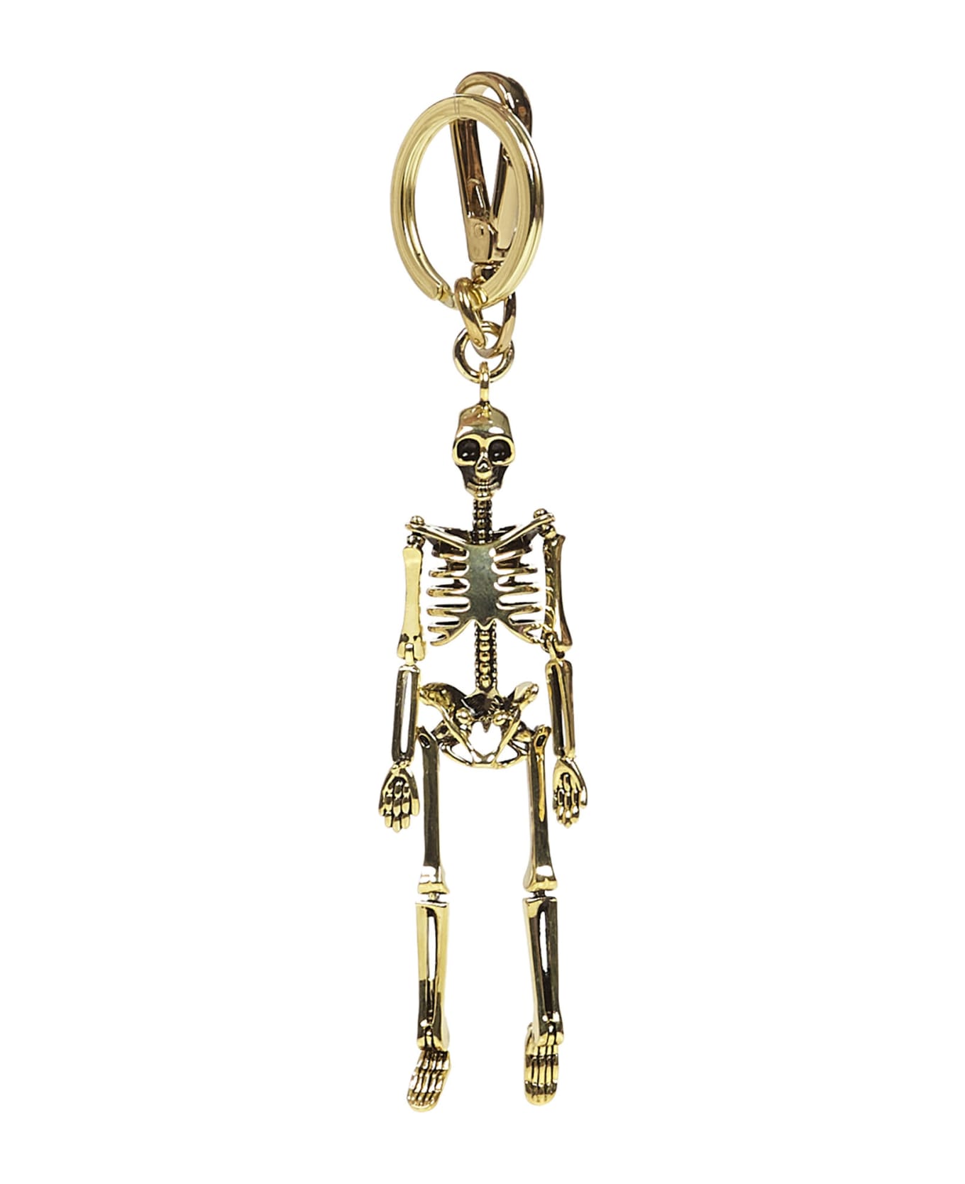Alexander McQueen Skeleton Key Ring - Gold