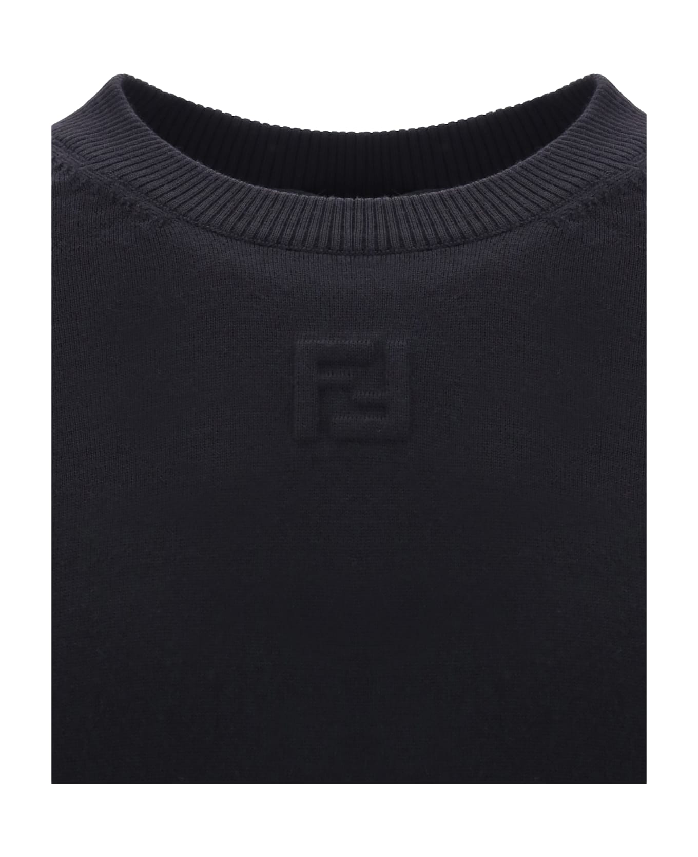 Fendi Crewneck Knit Sweater - Nero