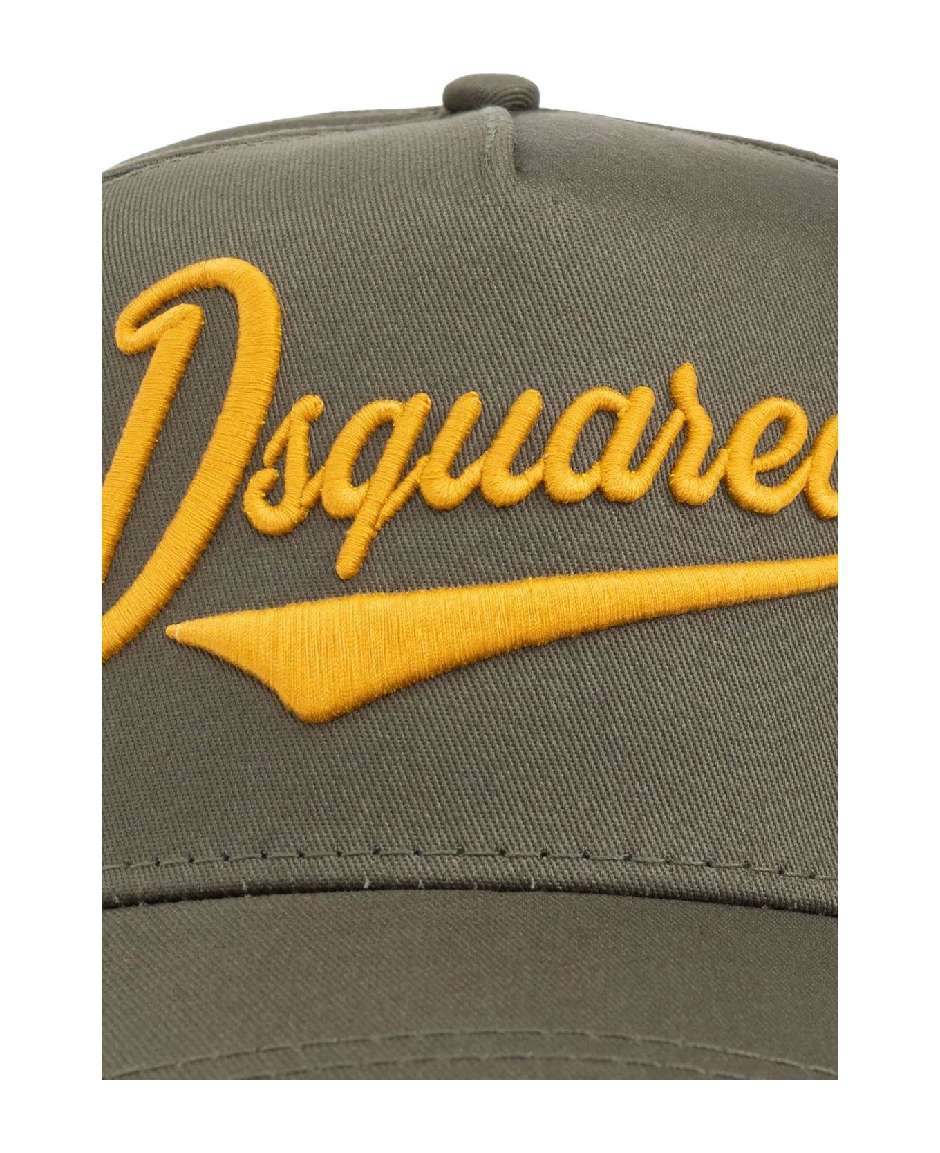 Dsquared2 Logo-embroidered Curved Peak Baseball Cap - Green