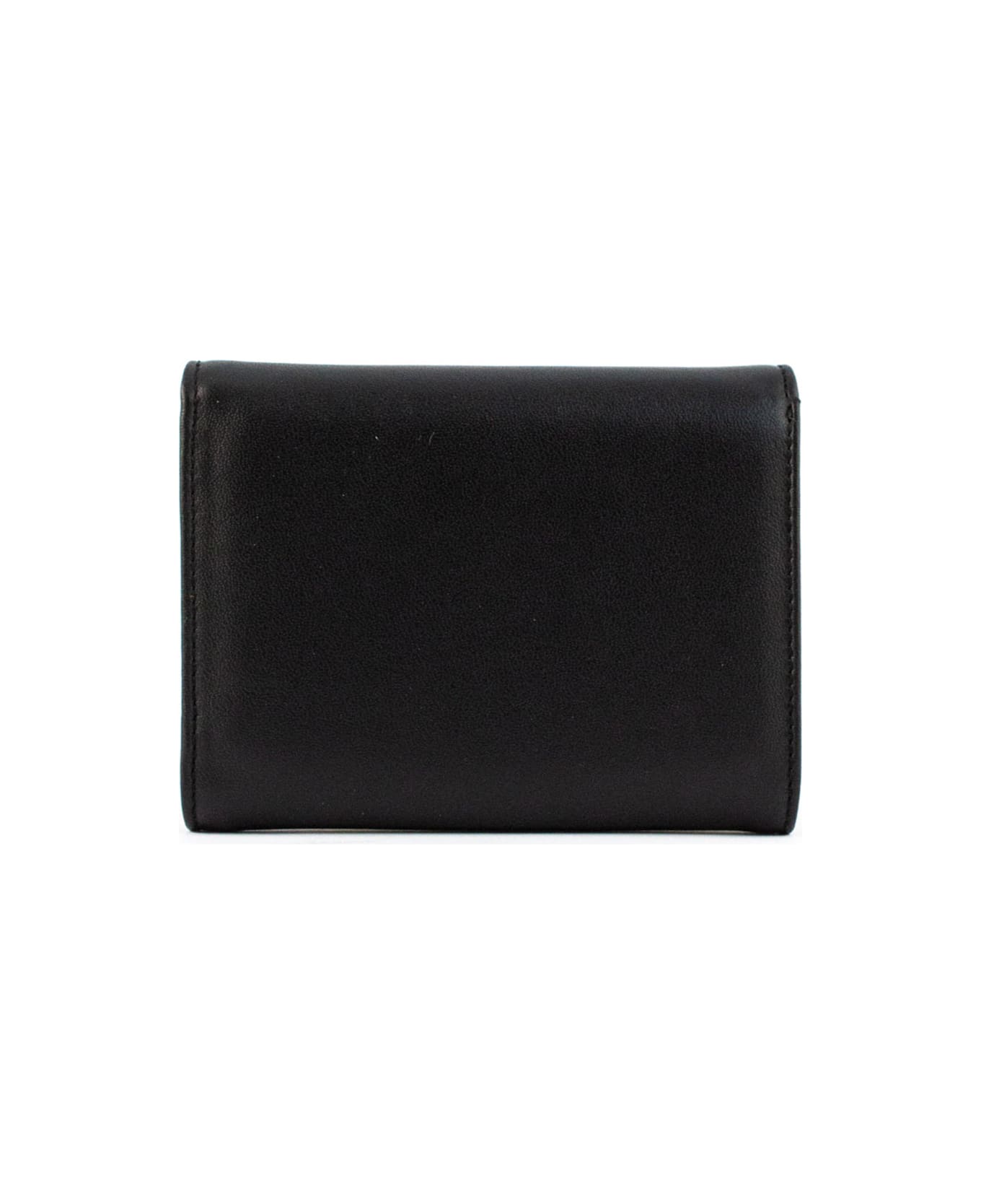 Avenue 67 Black Leather Wallet - Nero