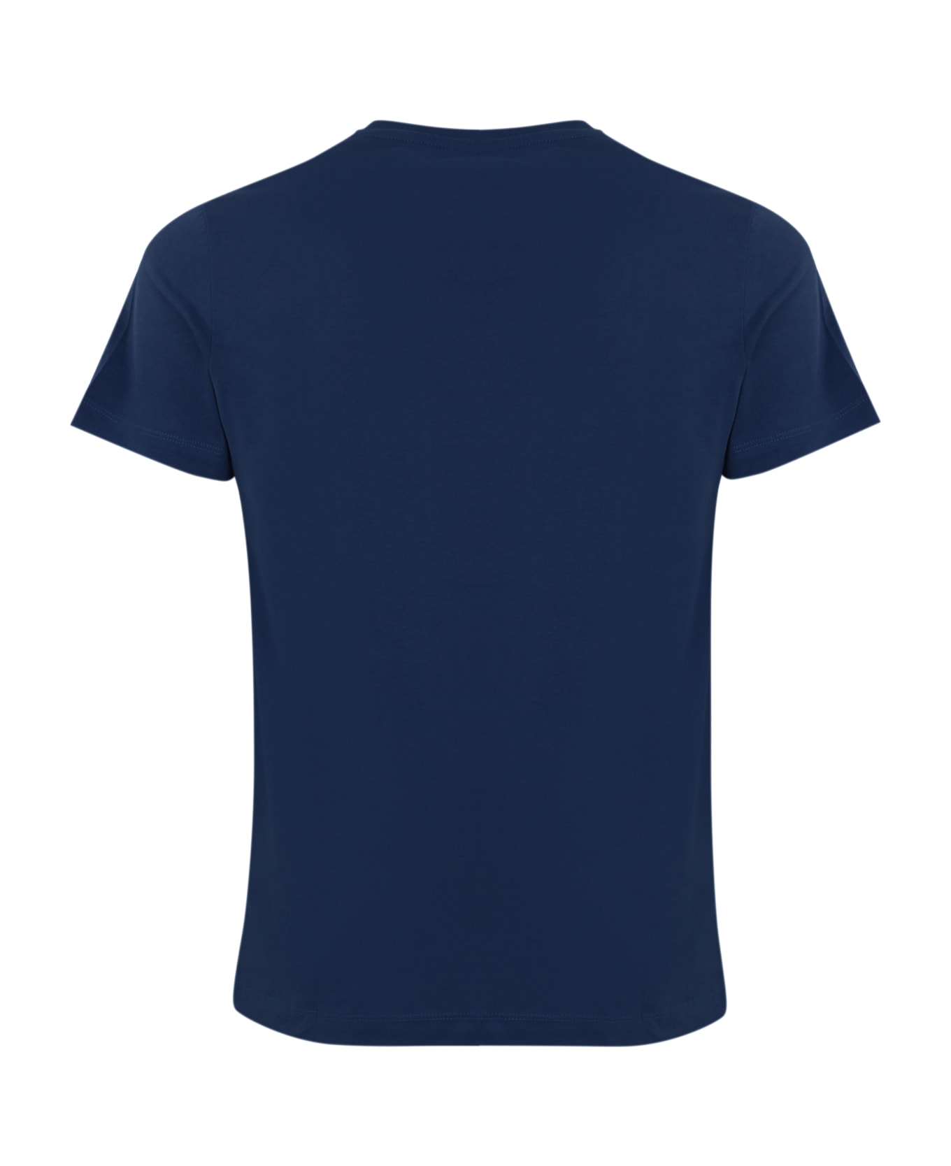 Roy Rogers Cotton T-shirt With Logo - Blue navy