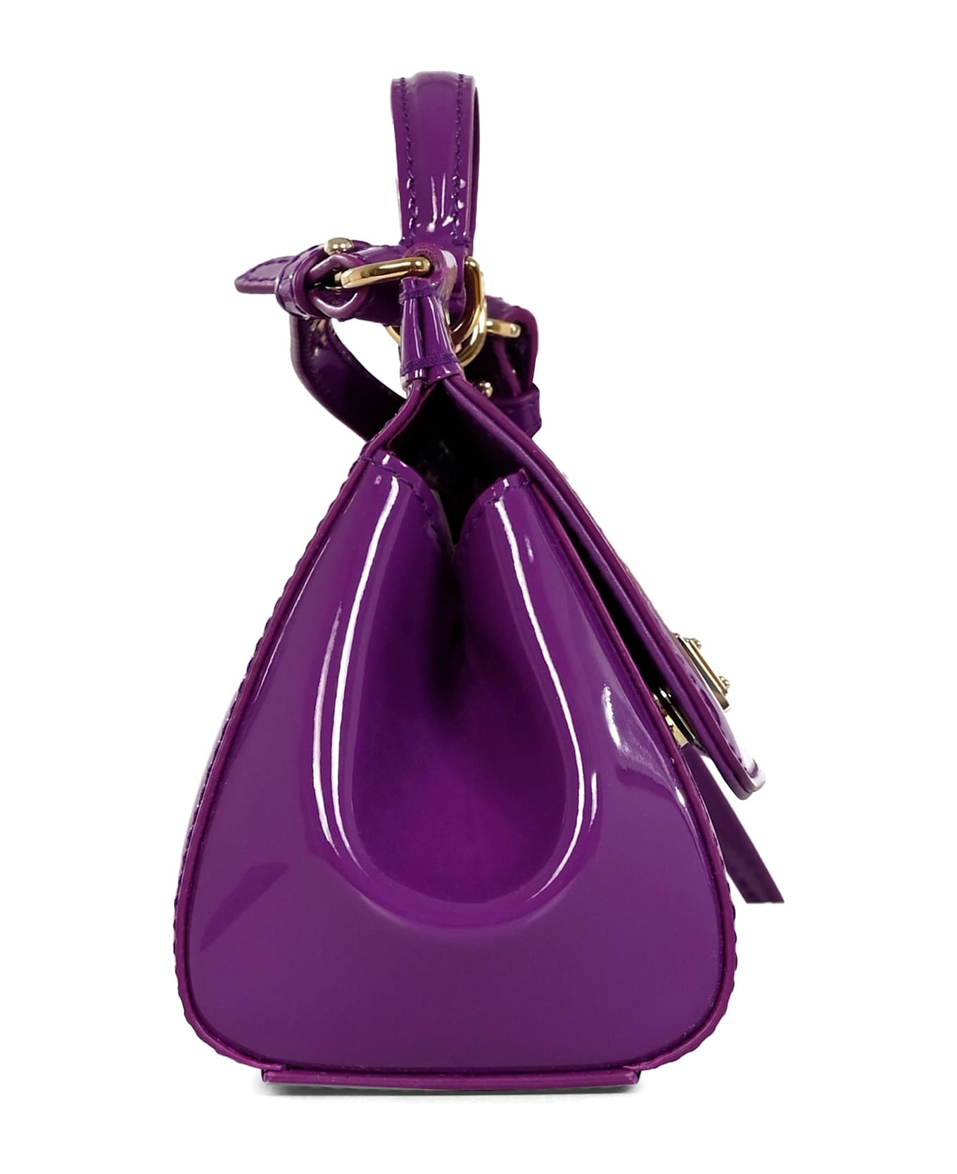 Dolce 
Gabbana Purple Sicily Bag For Girl With Logo - Violet