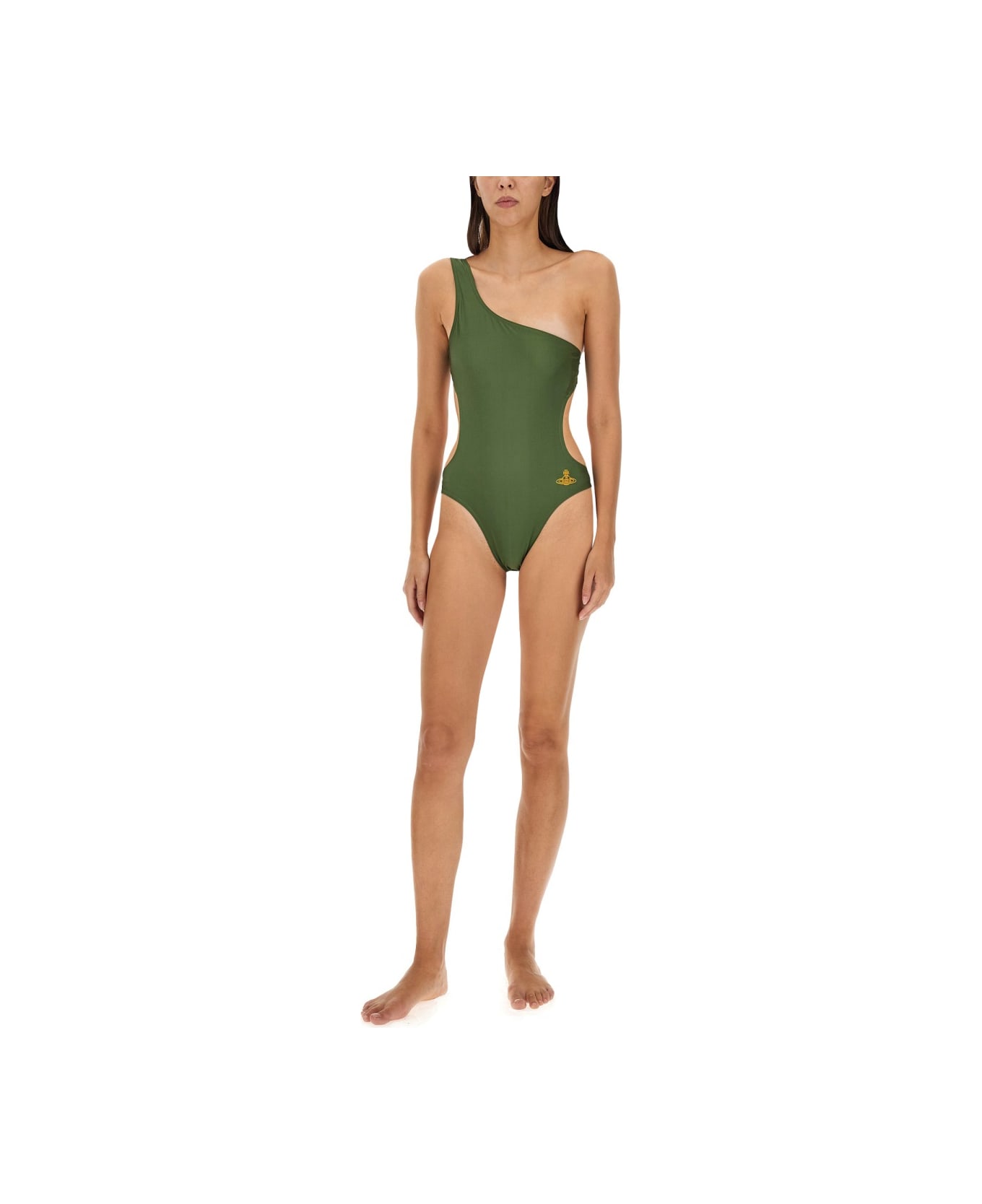 Vivienne Westwood Orb One-piece Swimsuit - GREEN