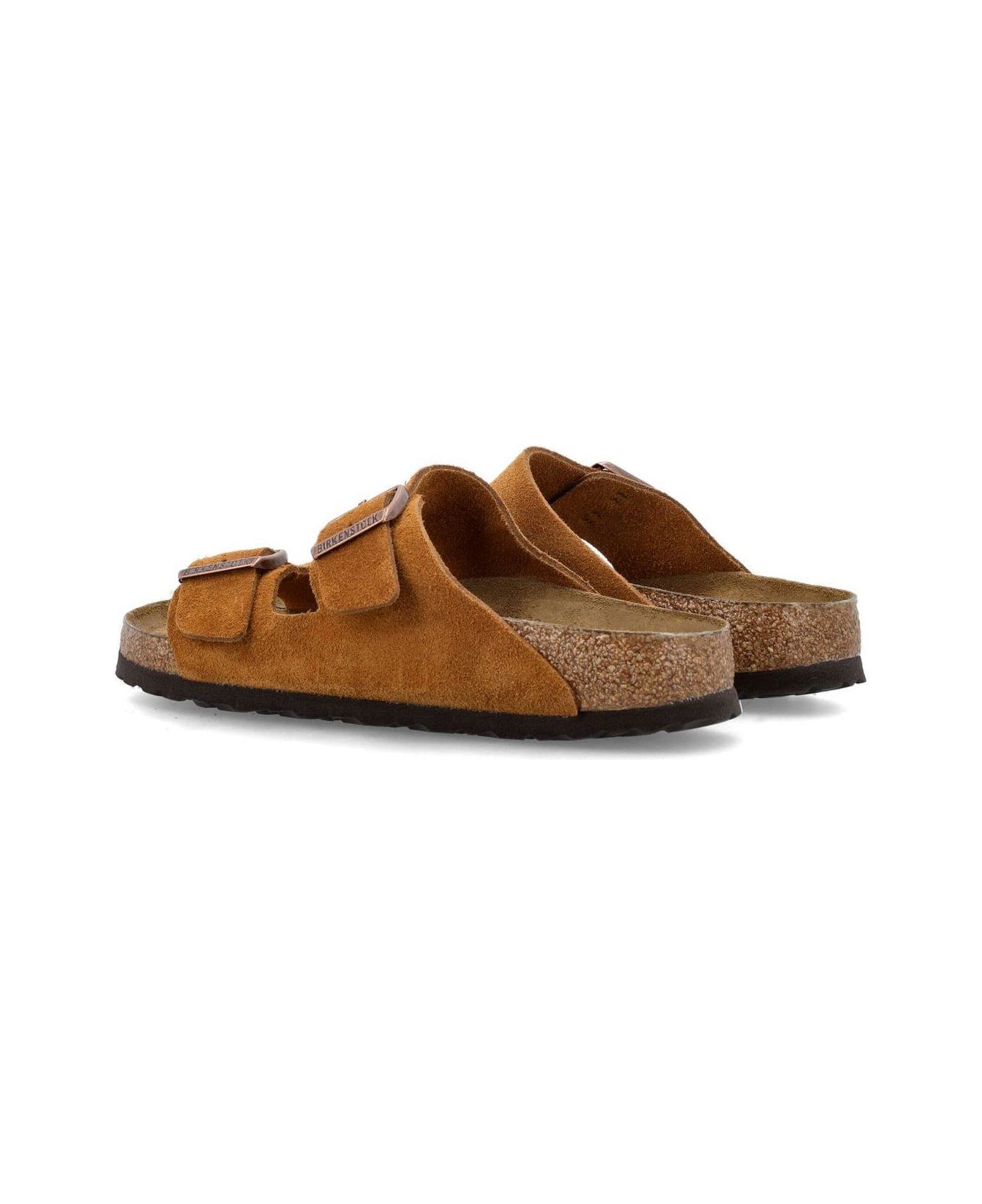 Birkenstock Buckle Detailed Slip-on Sandals - Brown