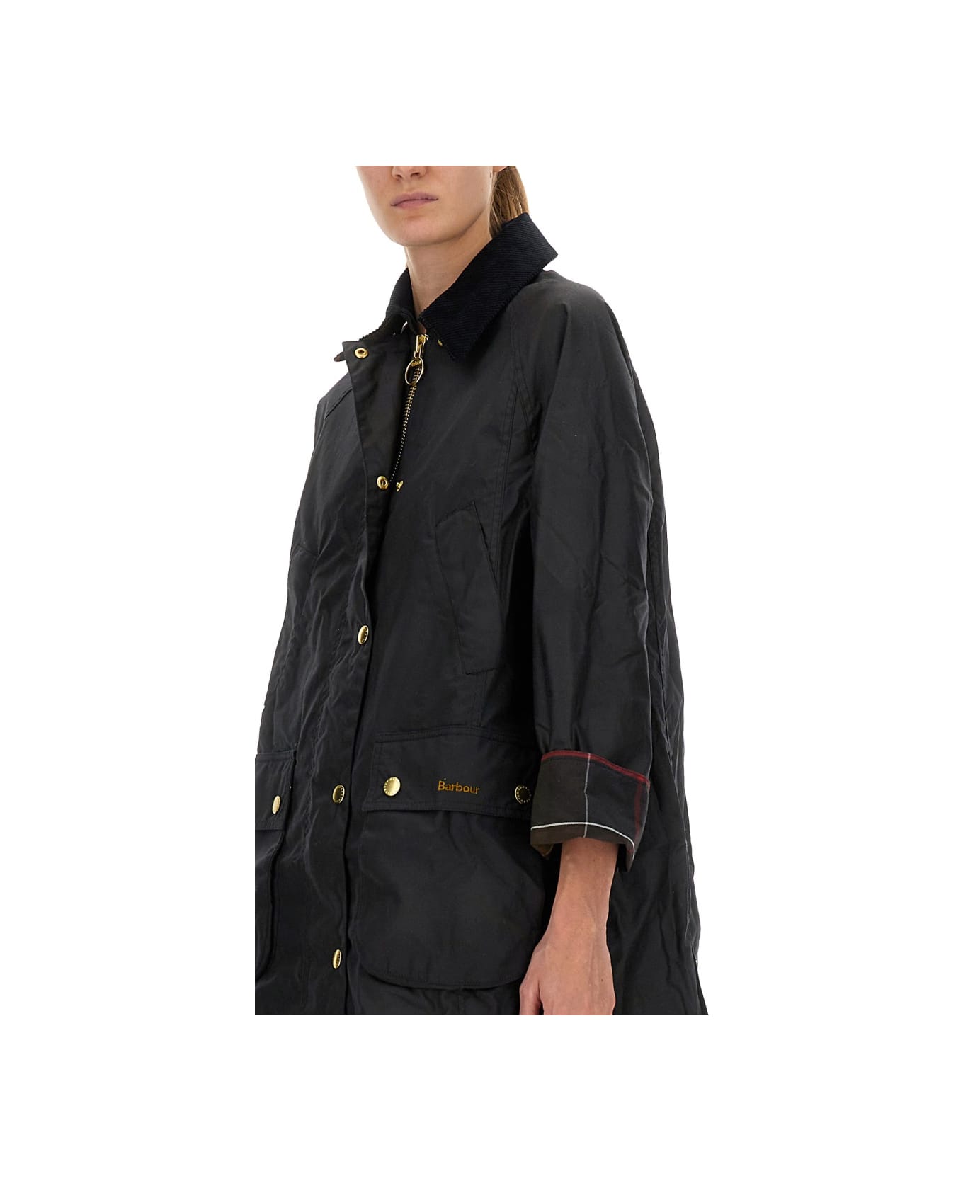 Barbour Waxed Jacket "beadnell" - BLUE