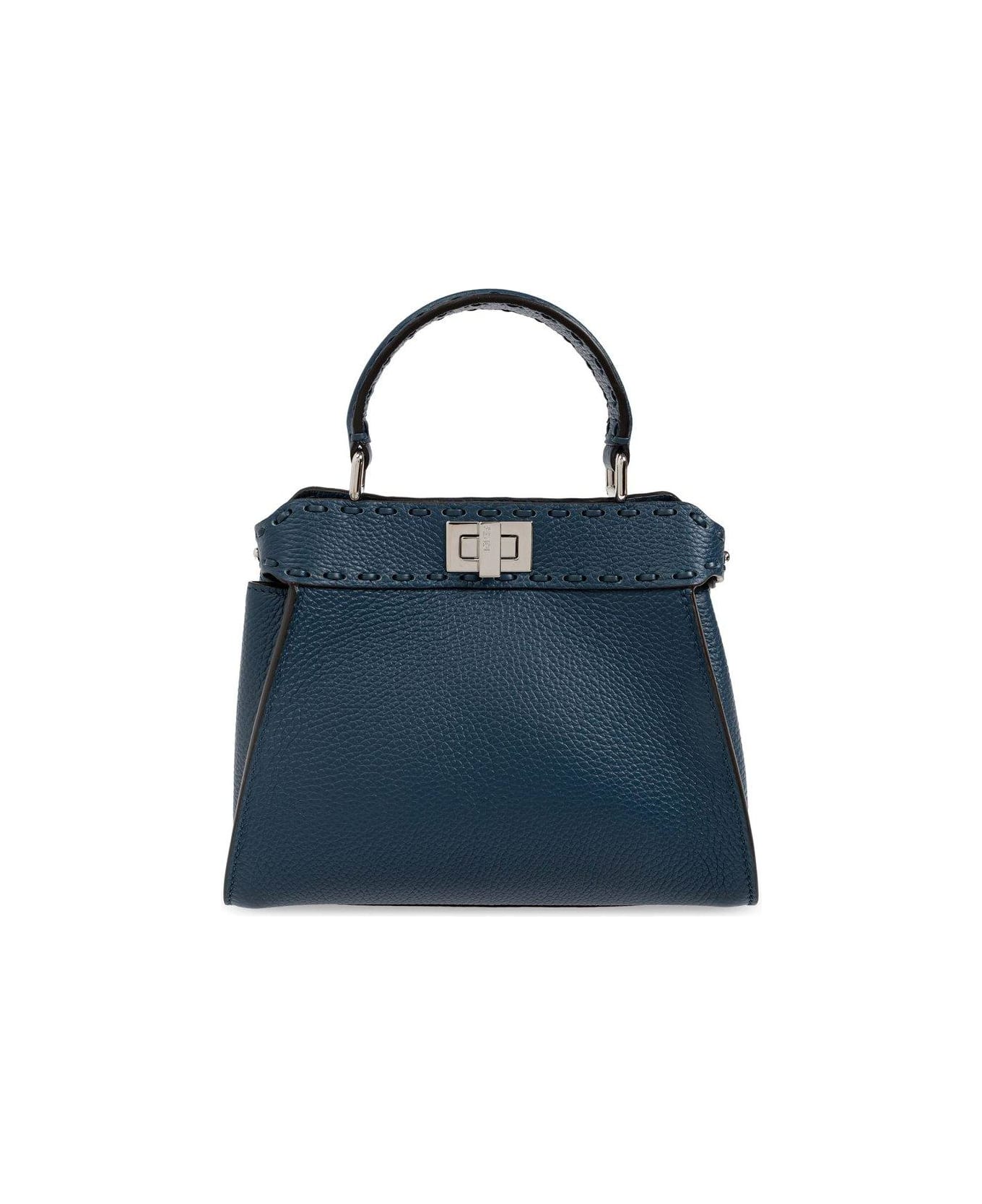 Fendi Peekaboo Mini Tote Bag - PAVONE+PALLADIO