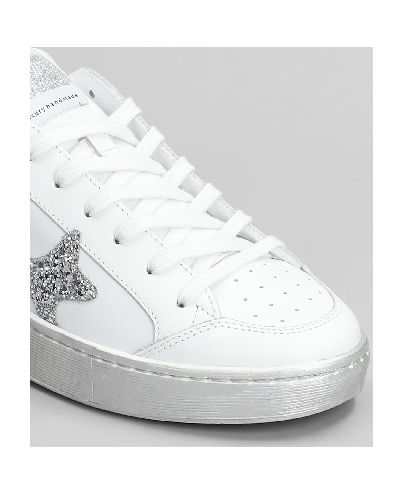 AMA-BRAND Sneakers In White Leather - white