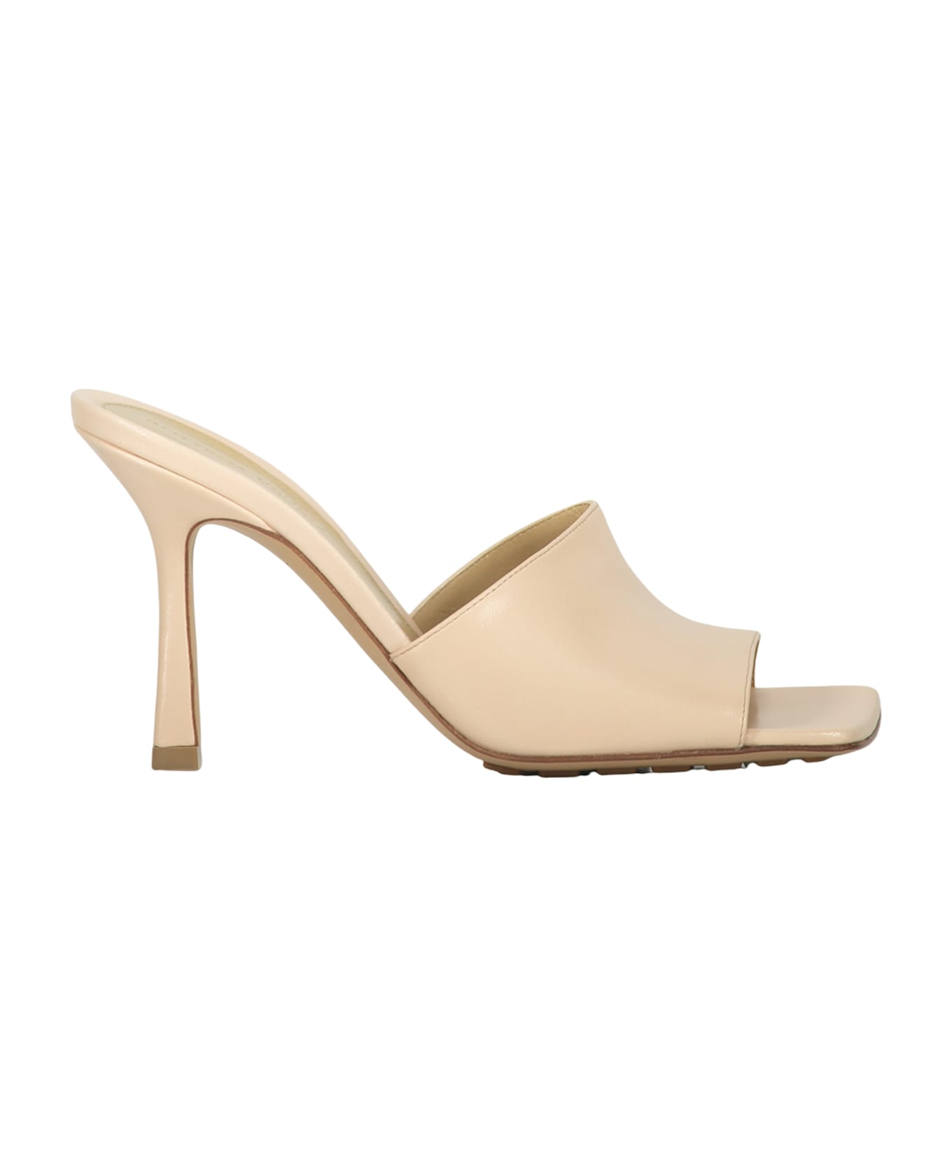 Bottega Veneta Stretch Leather Mules - Pink