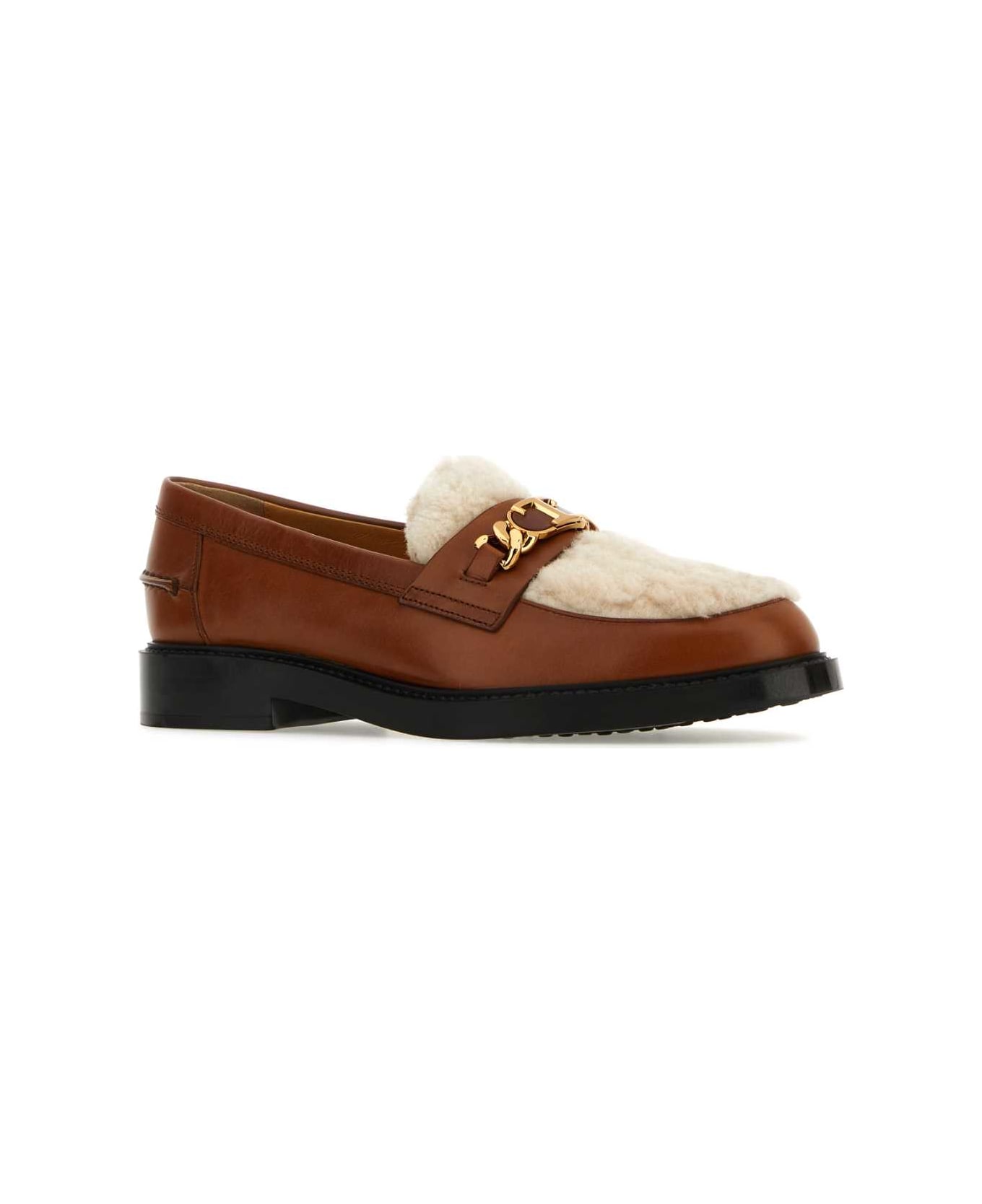 Tod's Brown Leather Loafers - CUOIOSCURO