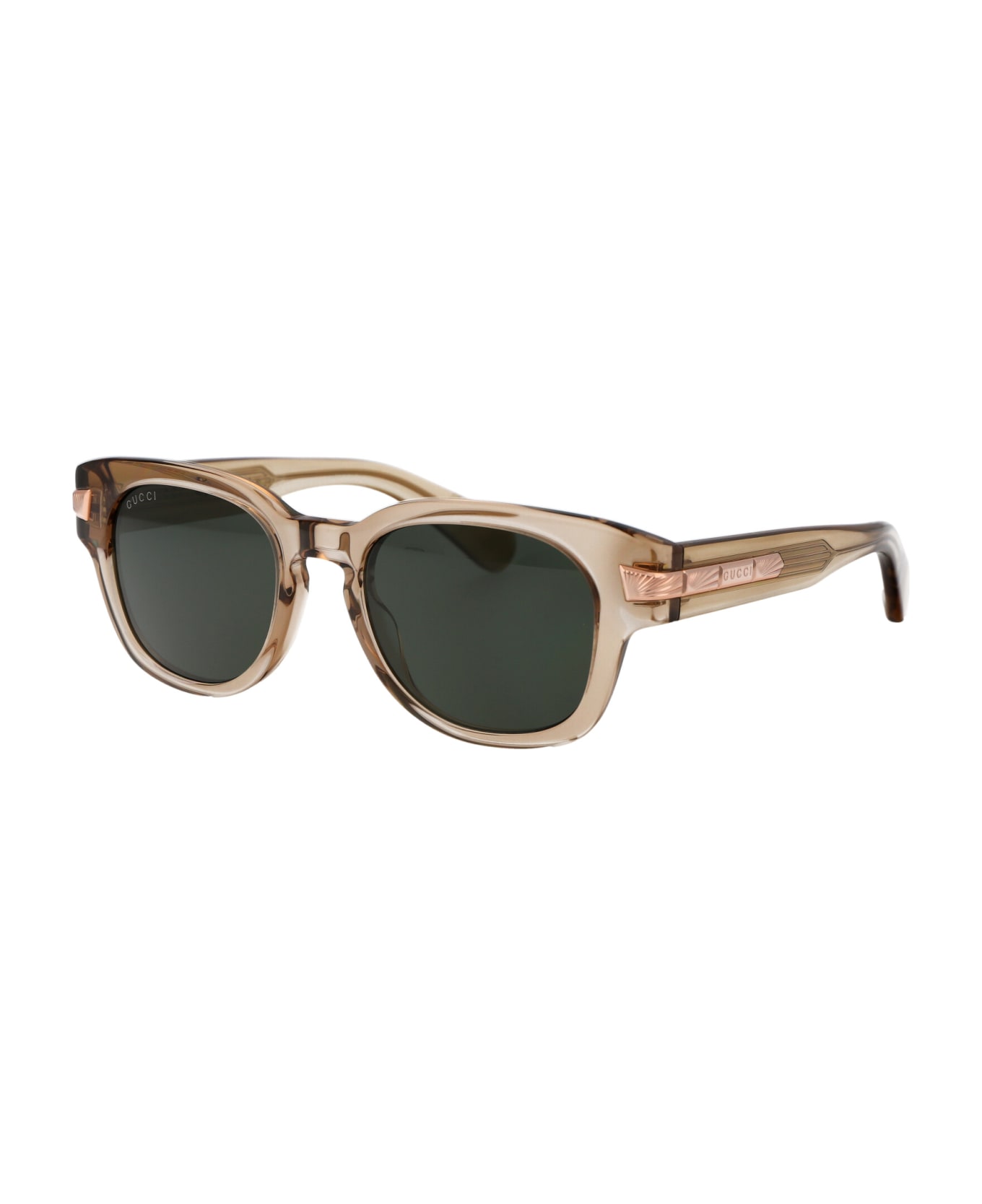 Gucci Eyewear Gg1518s Sunglasses - 004 BROWN BROWN GREY
