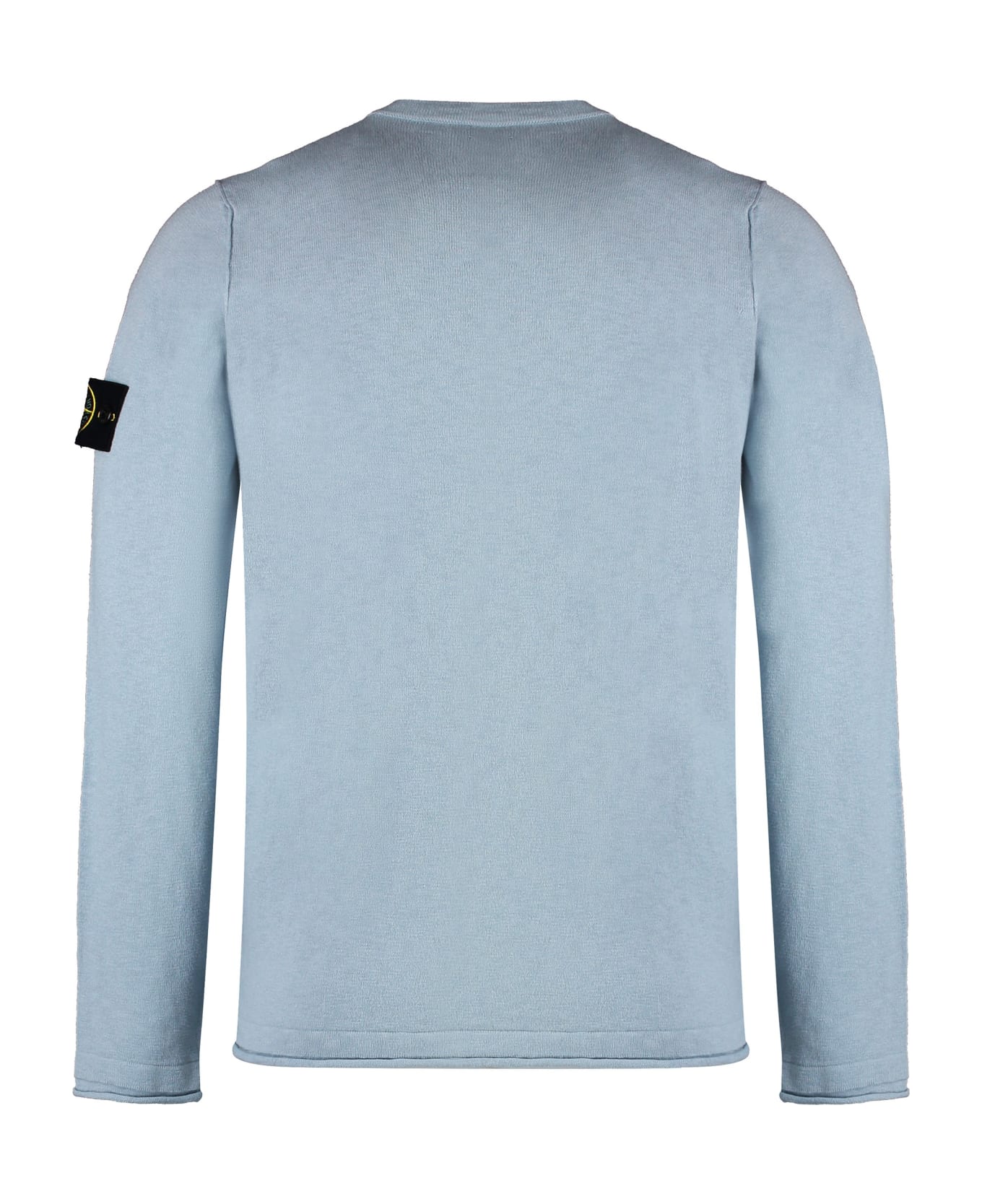 Stone Island Cotton Crew-neck Sweater - Light Blue