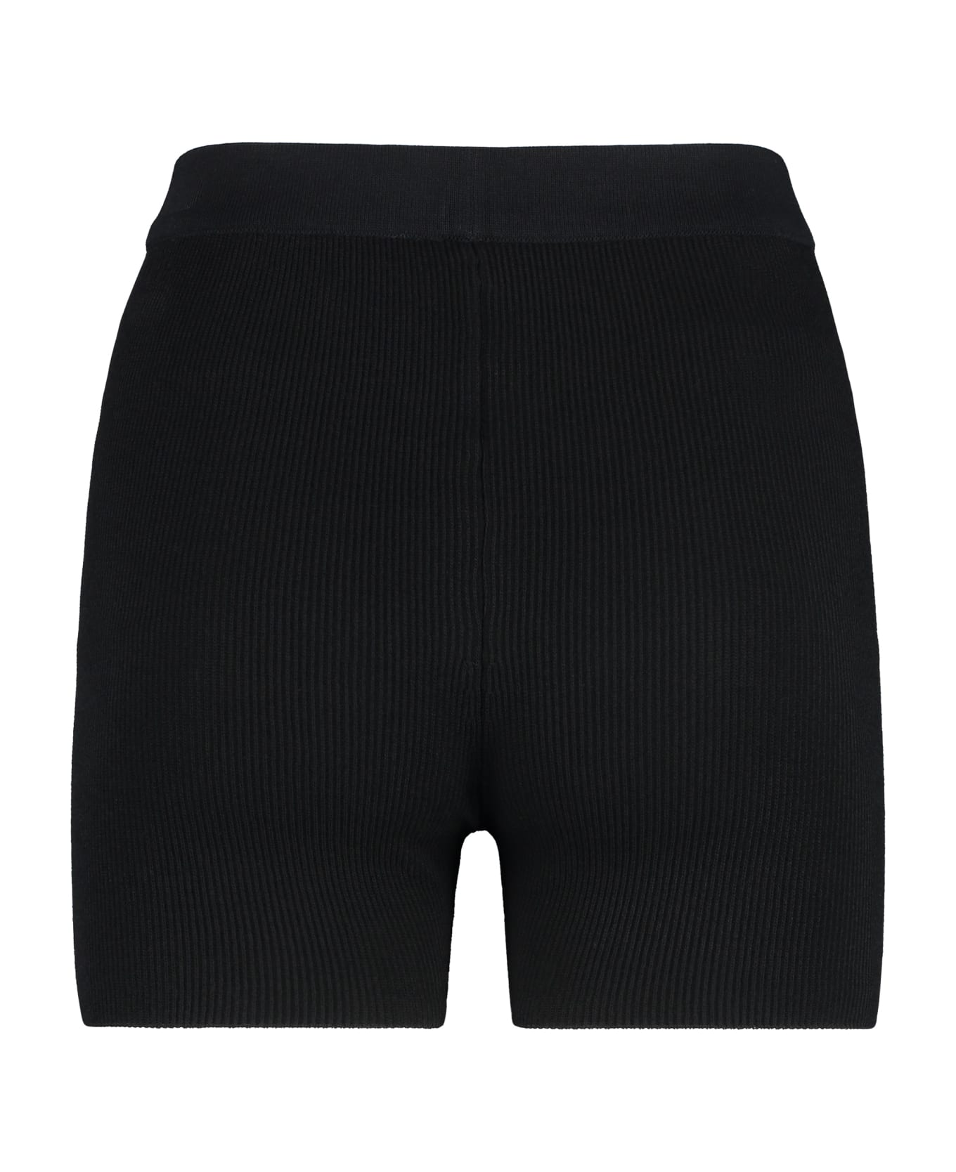 Jacquemus Pralu Knitted Shorts - black