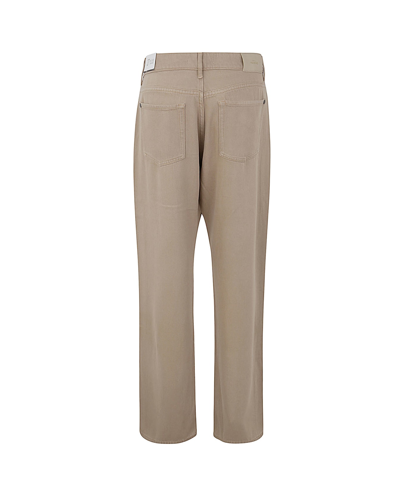 7 For All Mankind Tess Trouser Colored Tencel Sand - Beige ボトムス