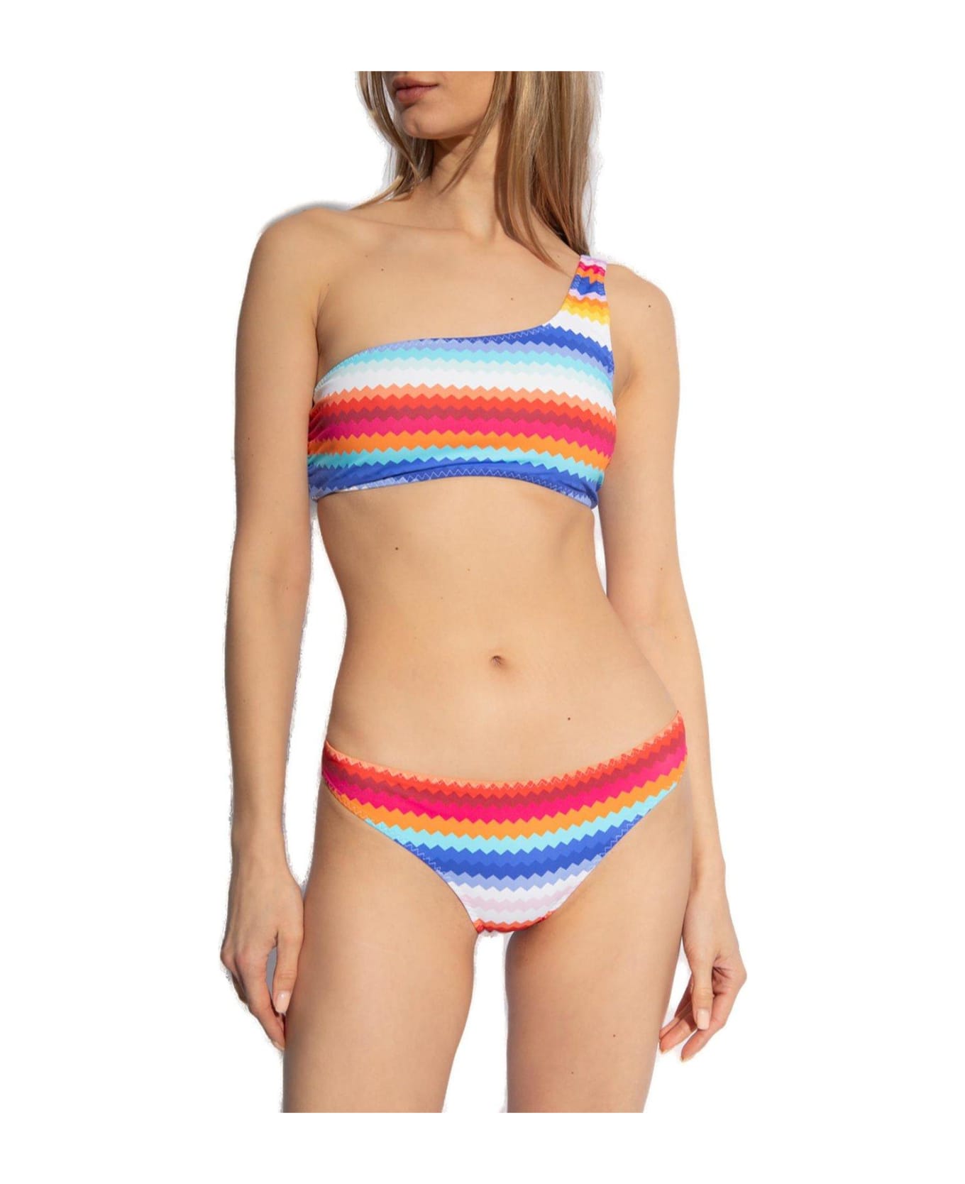 Missoni Zigzag-printed Stretched Bikini Set - Multicolor