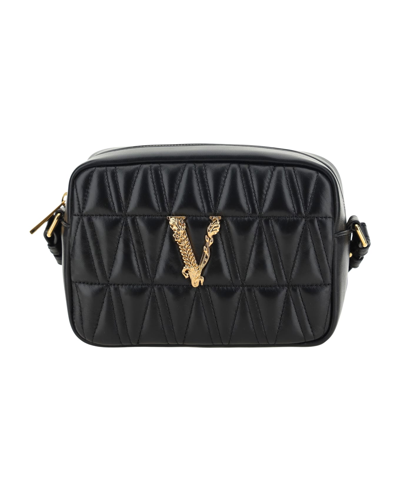 Versace Virtus Shoulder Bag - Black ショルダーバッグ