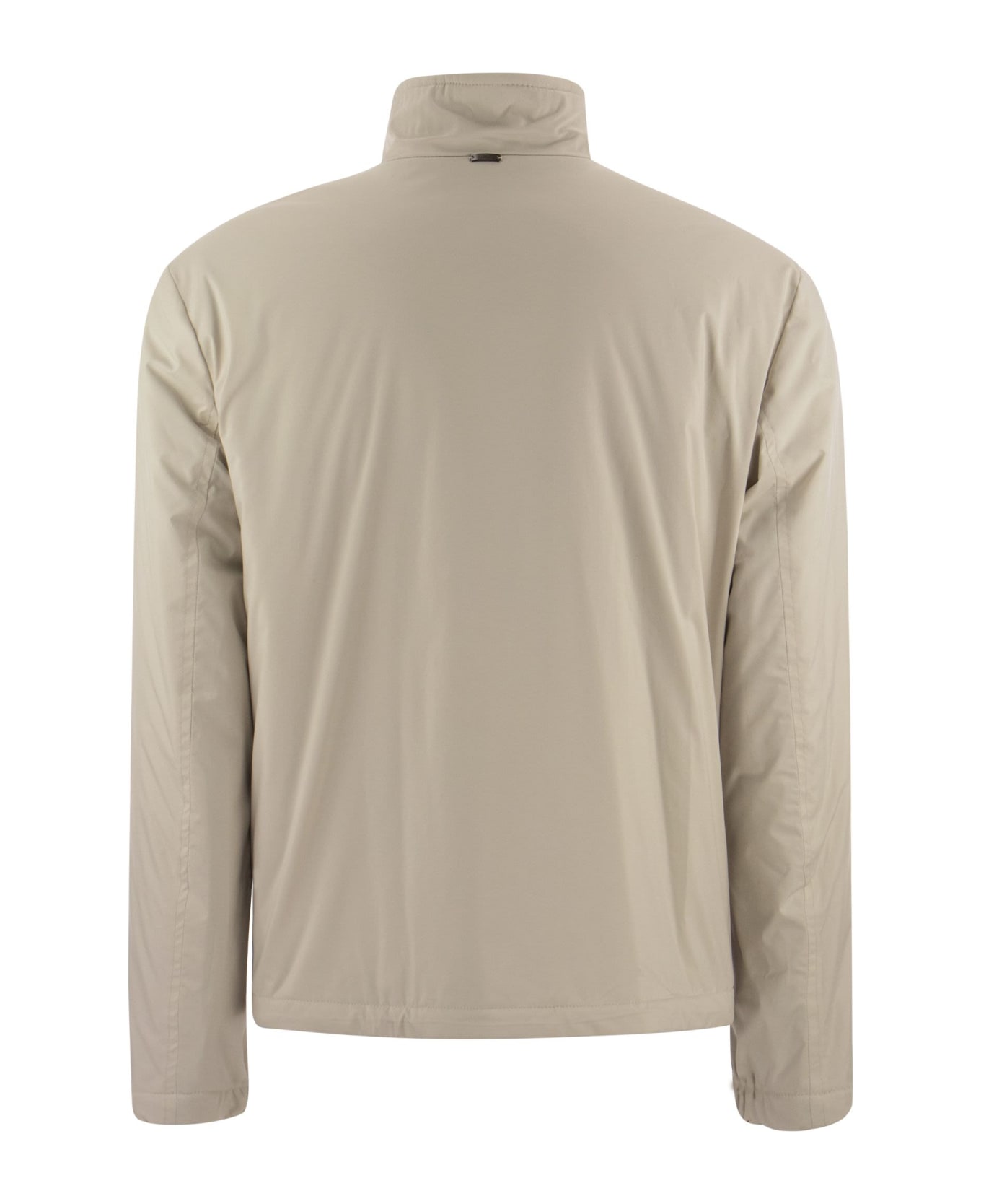 Fedeli Cashmere Lined Jacket - Cream/grey