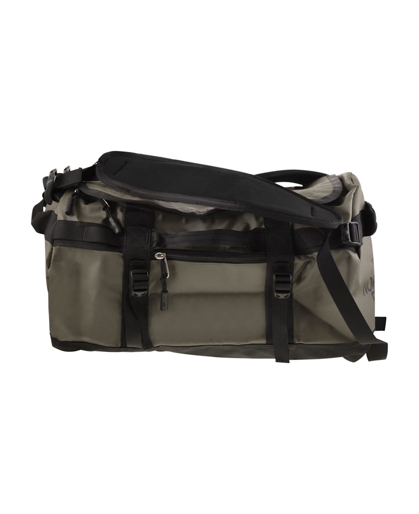 The North Face Base Camp Duffel - Duffel Bag With Shoulder Straps - Green/black トラベルバッグ