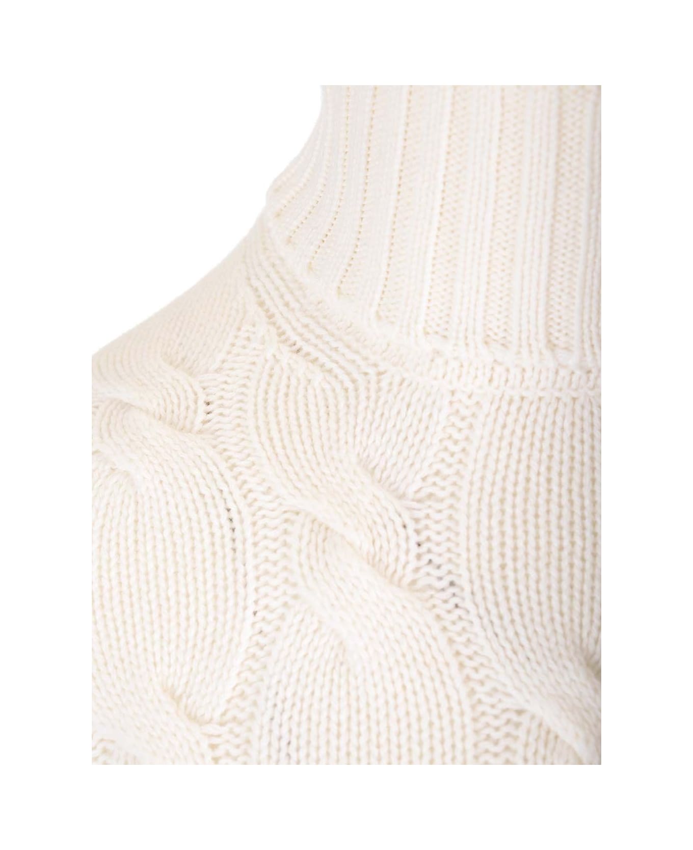 Barba Napoli Turtleneck Sweater - White