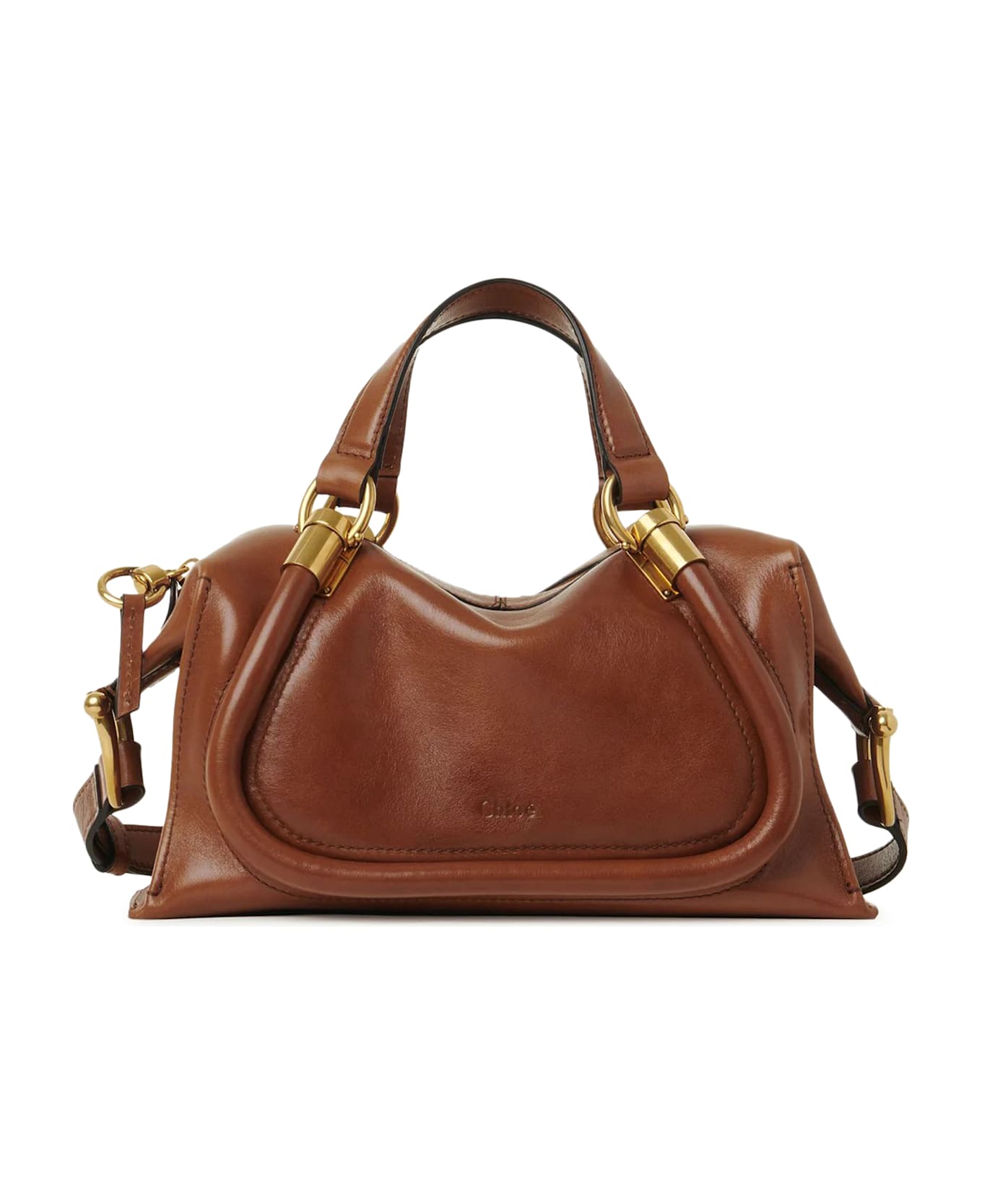 Chloé Small Paraty 24 Bag In Shiny Leather