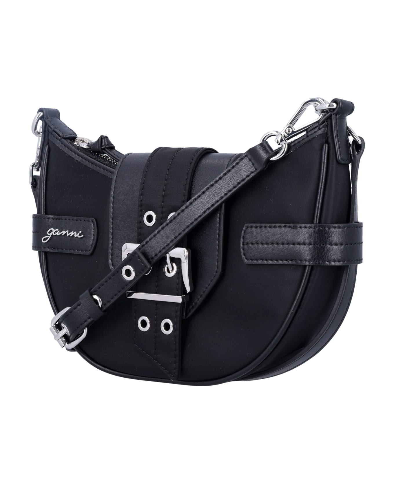 Ganni Bucky Nylon Small Bag | italist