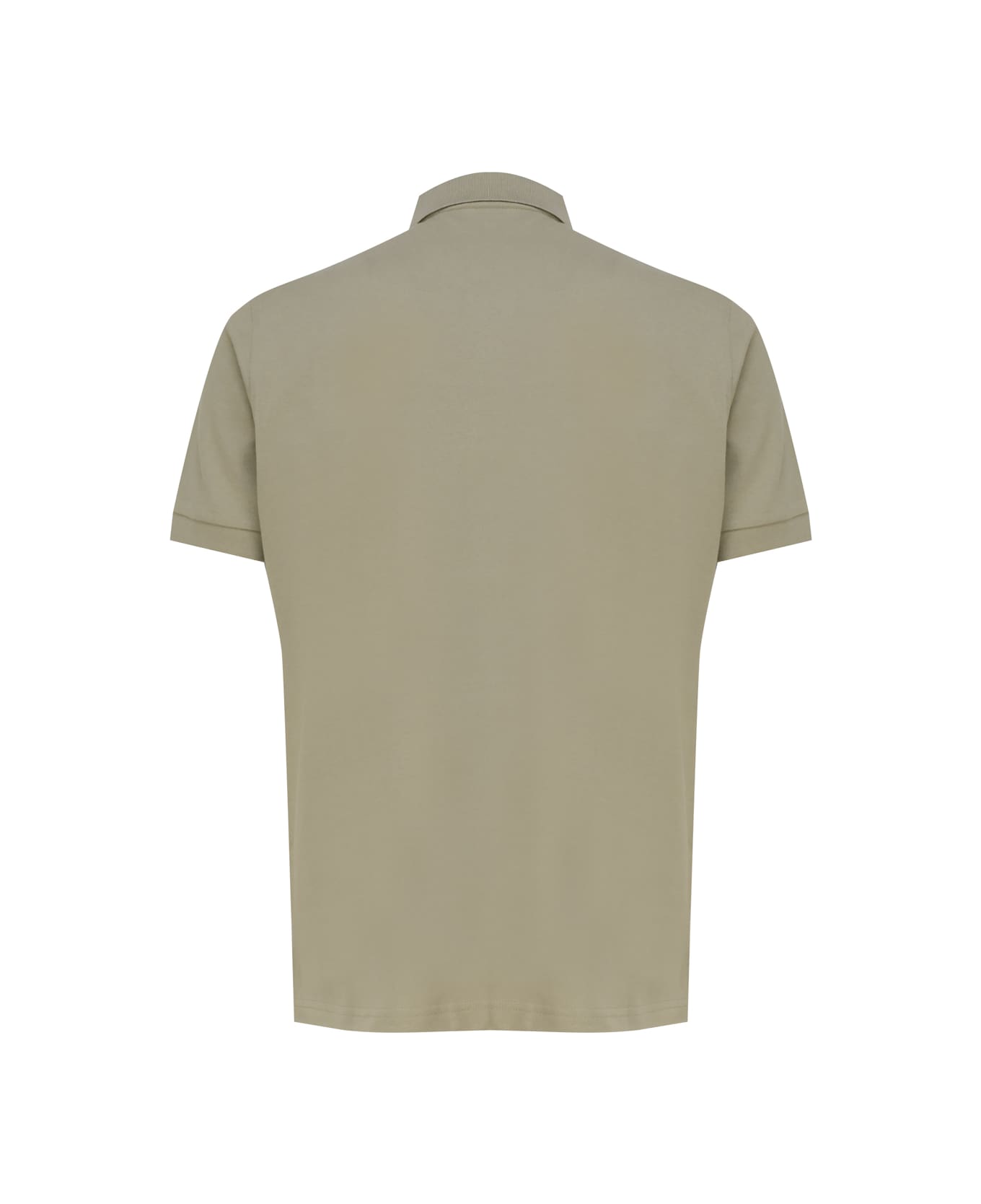 Fay Polo T-shirt In Cotton - Verde militare