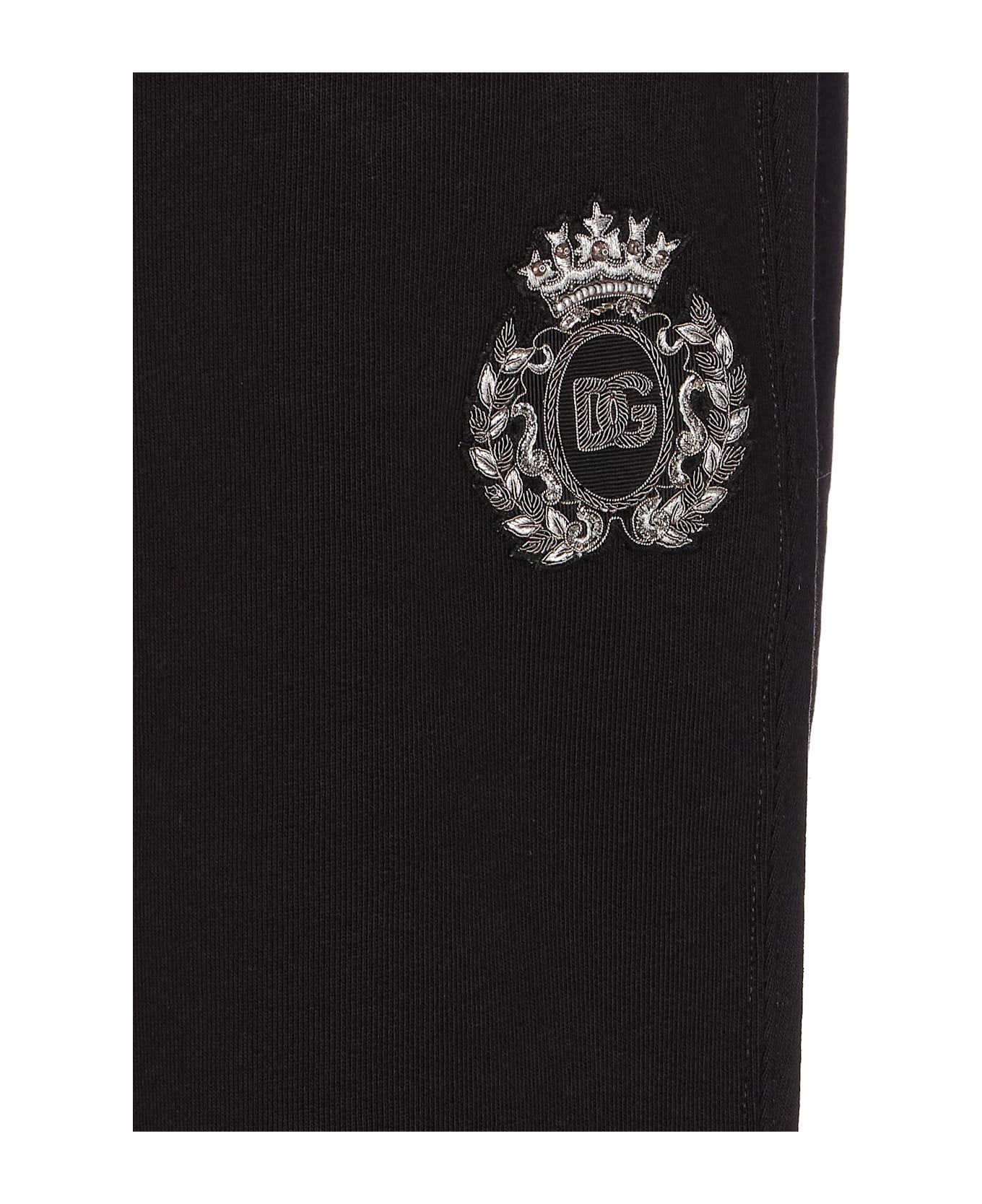 Dolce 
Gabbana Araldico Patch Pants - Black
