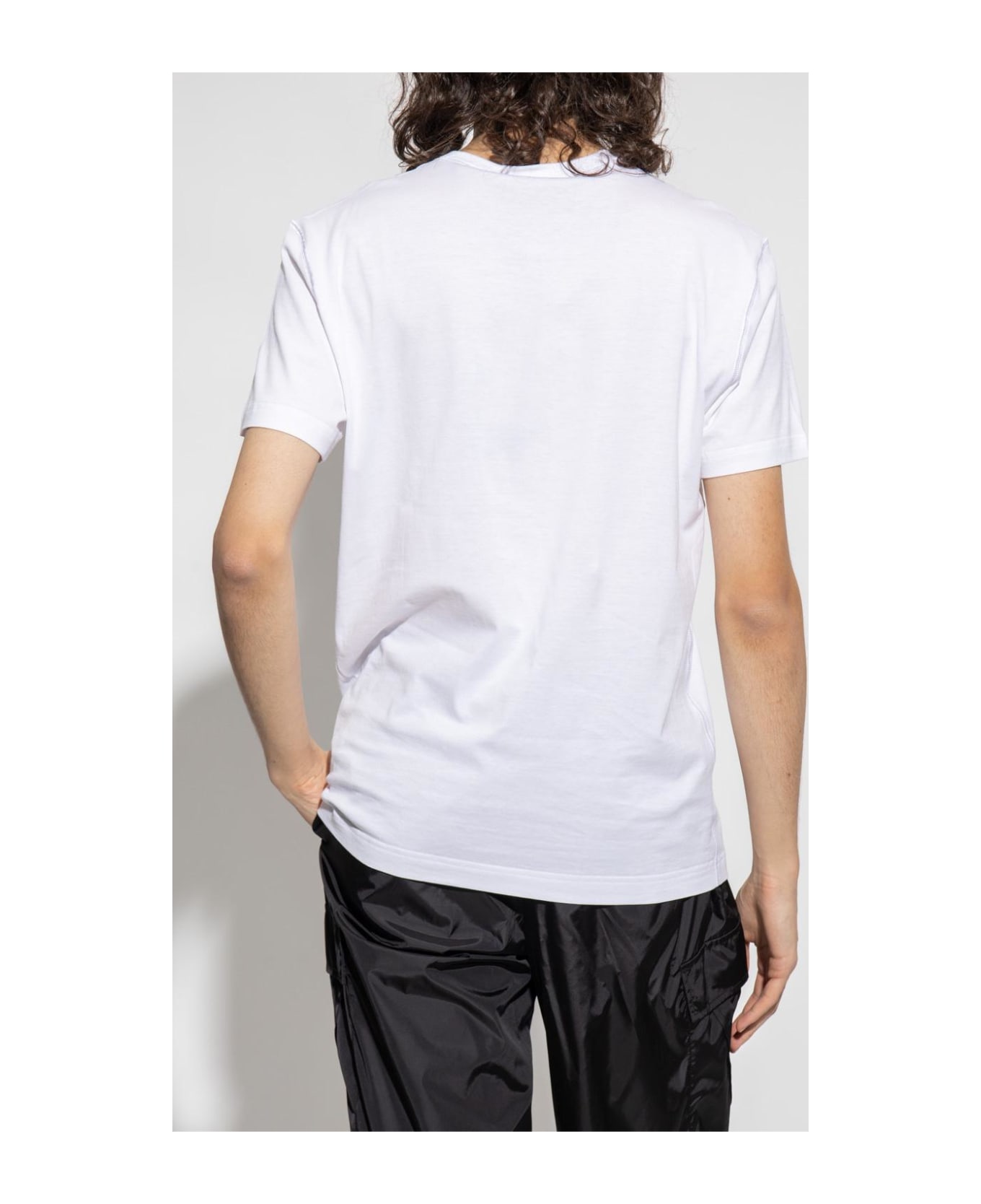 Dolce & Gabbana Logo Plaque T-shirt - Optic White