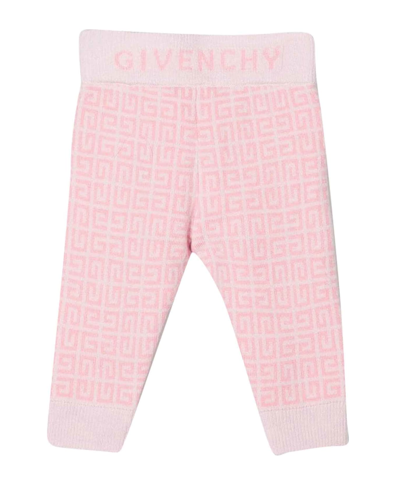 Givenchy Pink Leggings Baby Girl - Rosa