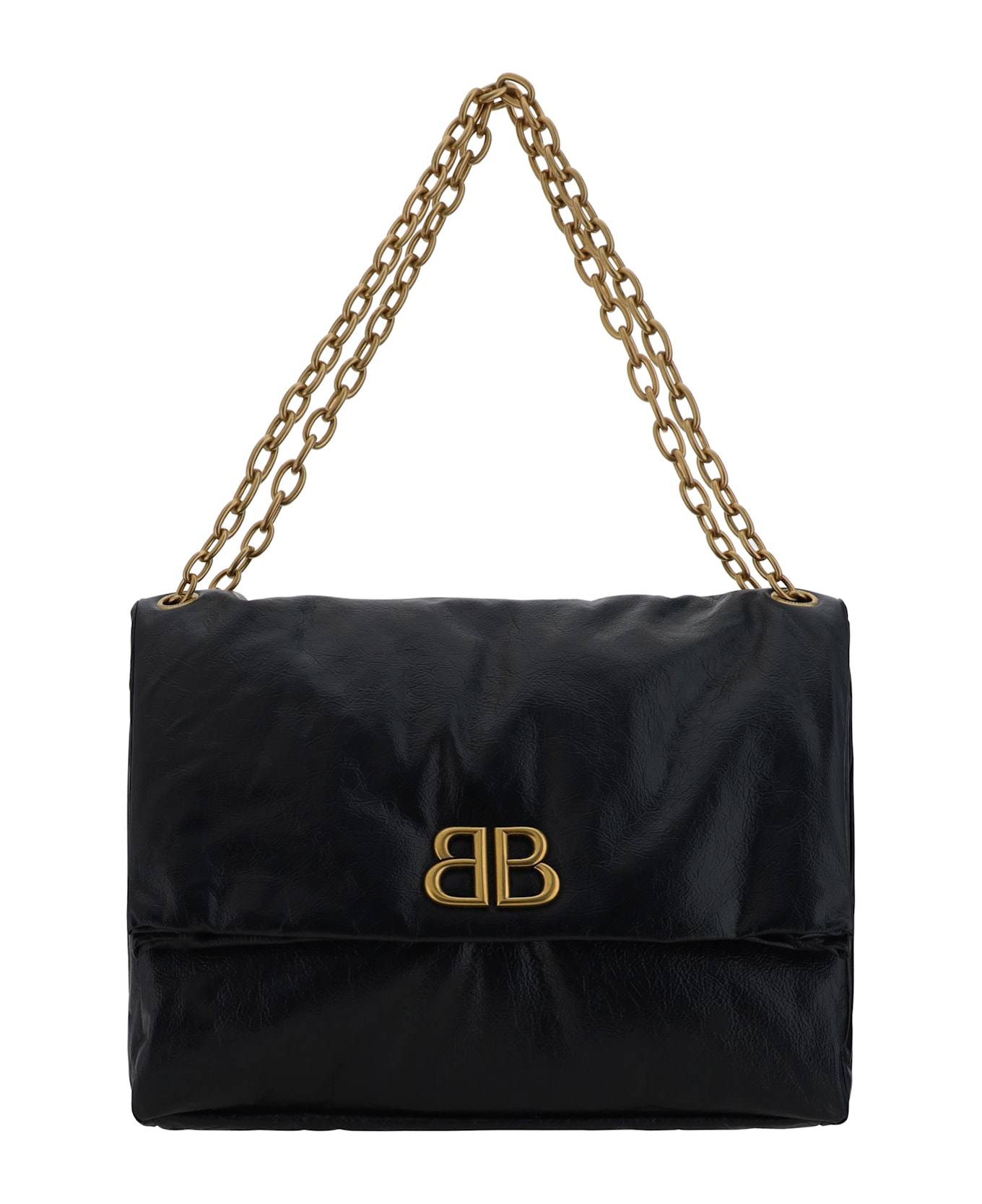 Balenciaga Monaco Shoulder Bag - Black