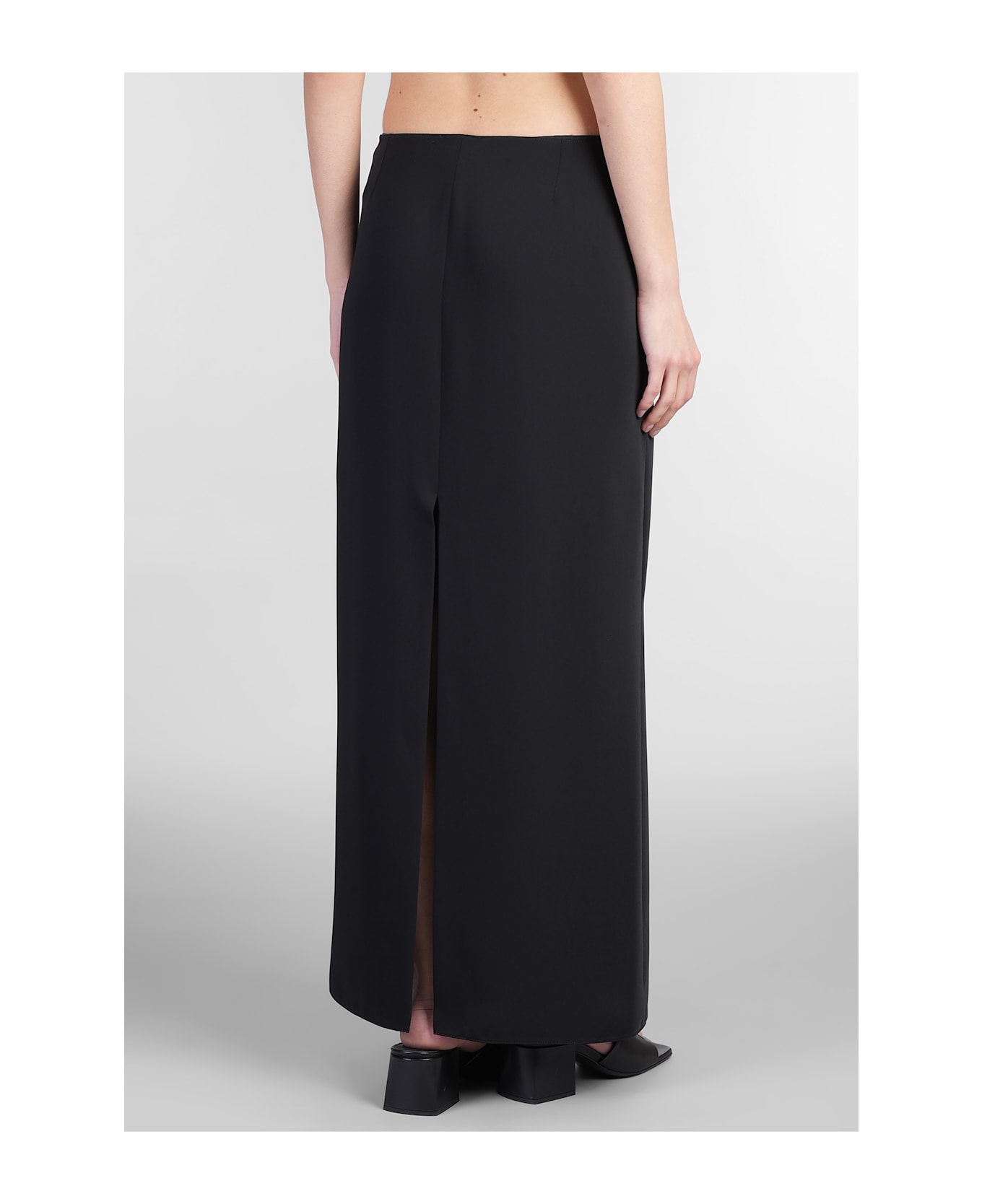 Courrèges Skirt In Black Polyester - black