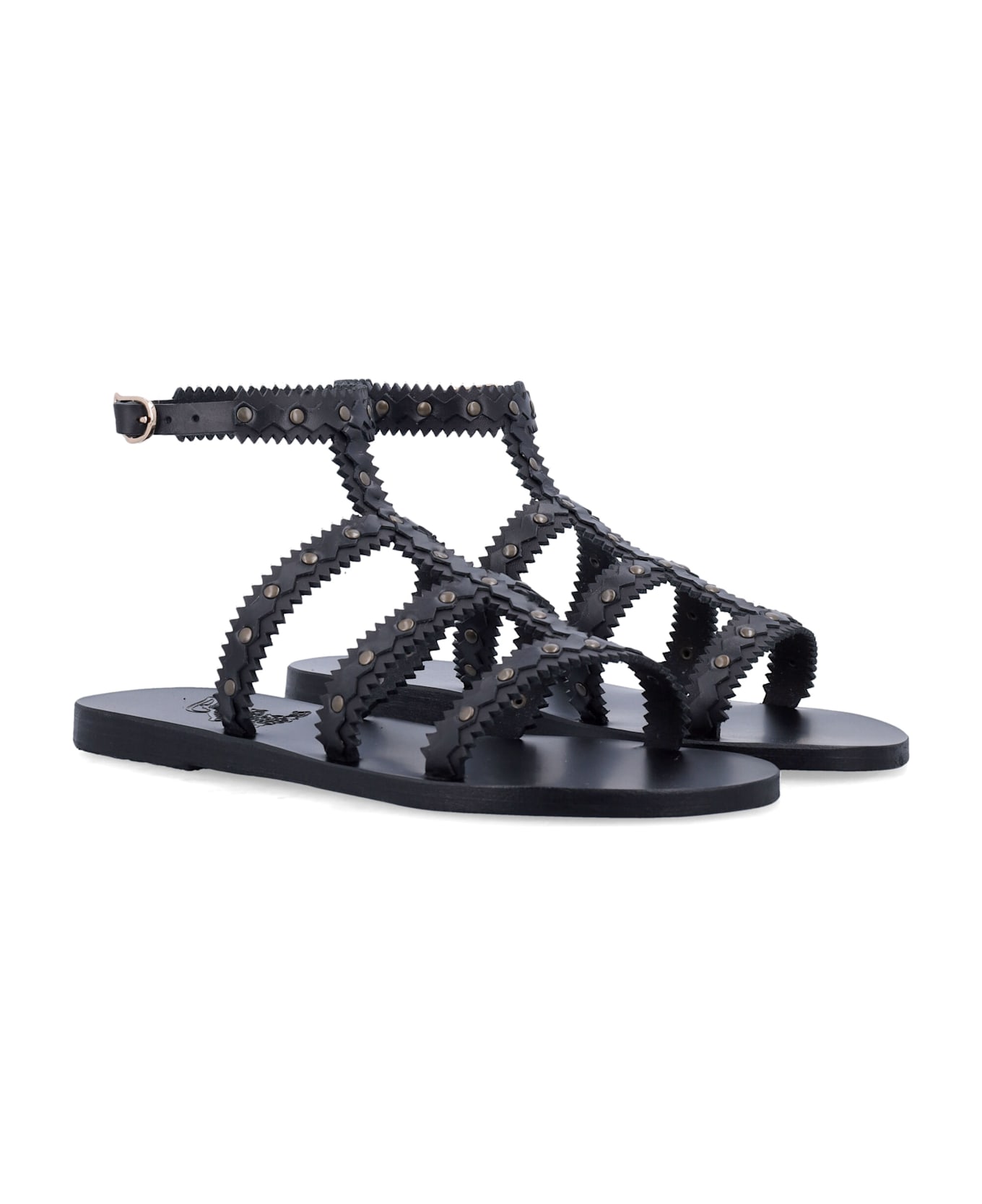 Ancient Greek Sandals Maska - BLACK + BLACK