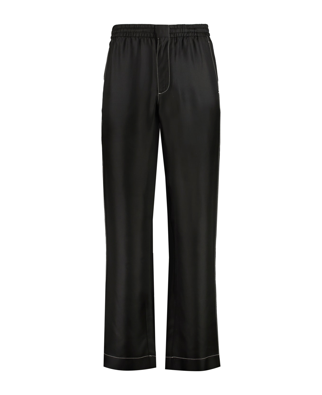 Prada Silk Trousers - black