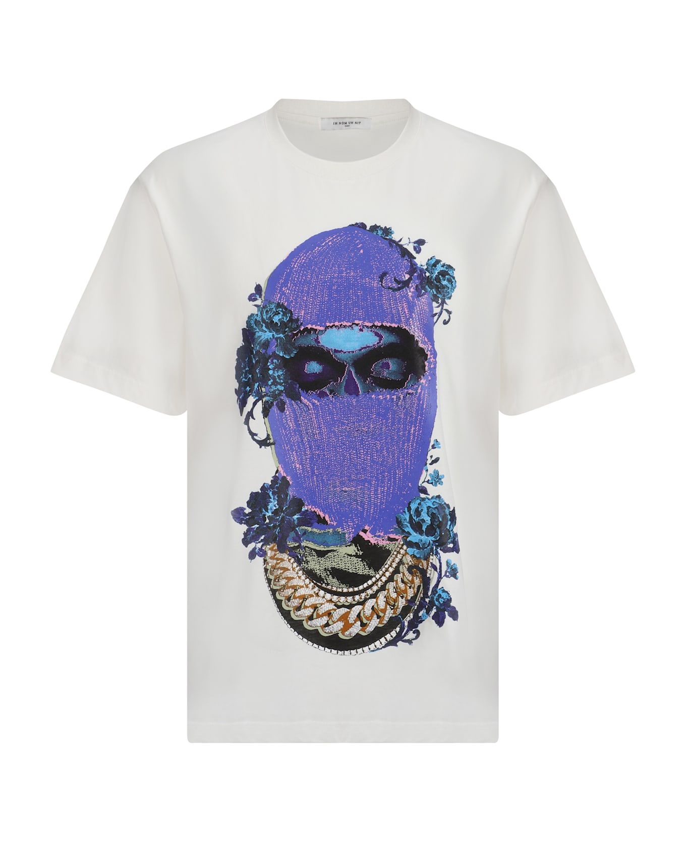 ih nom uh nit Mask Black Roses T-shirt - Off White