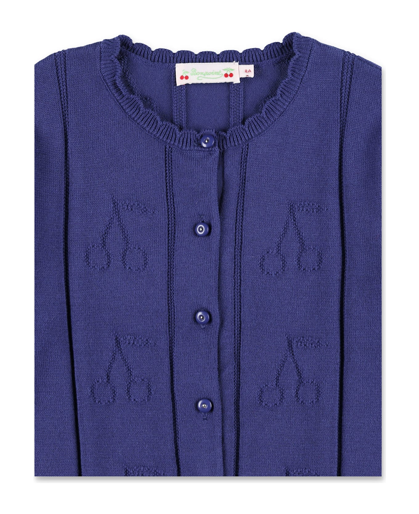 Bonpoint Kid - Cherry Cardigan - NAVY