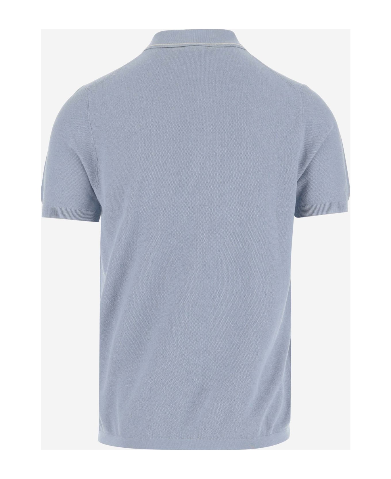 Aspesi Cotton Polo - Clear Blue ポロシャツ