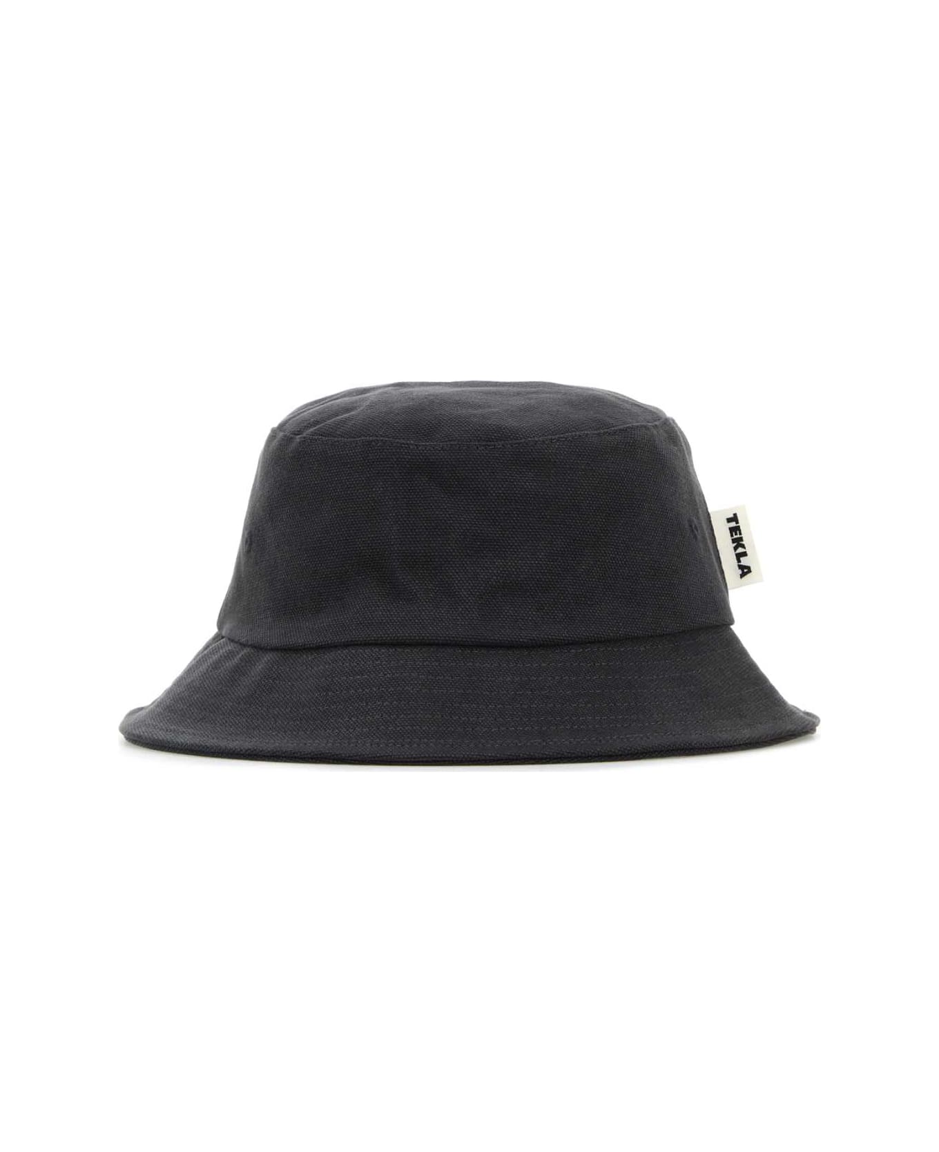 Tekla Charcoal Cotton Bucket Hat - BLACKSAND