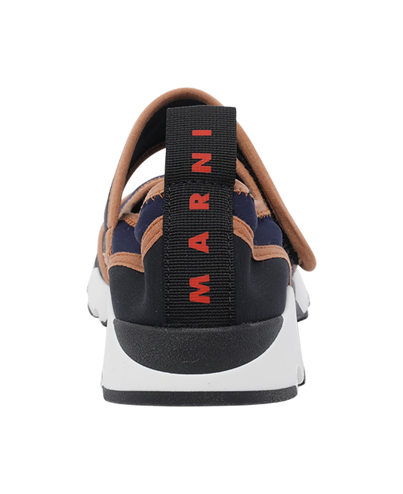 Marni Lycra Mary Jane Runner Sneakers - Blue