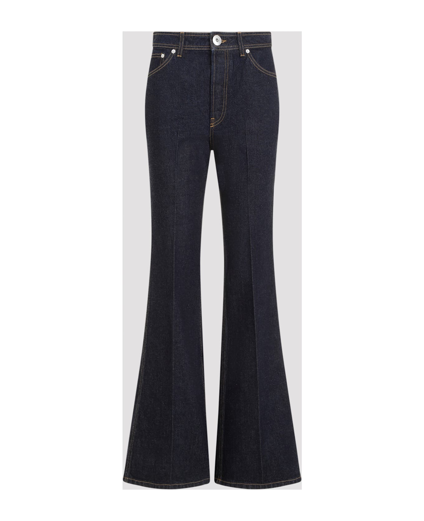 Lanvin Wide Leg Denim Jeans - Navy Blue